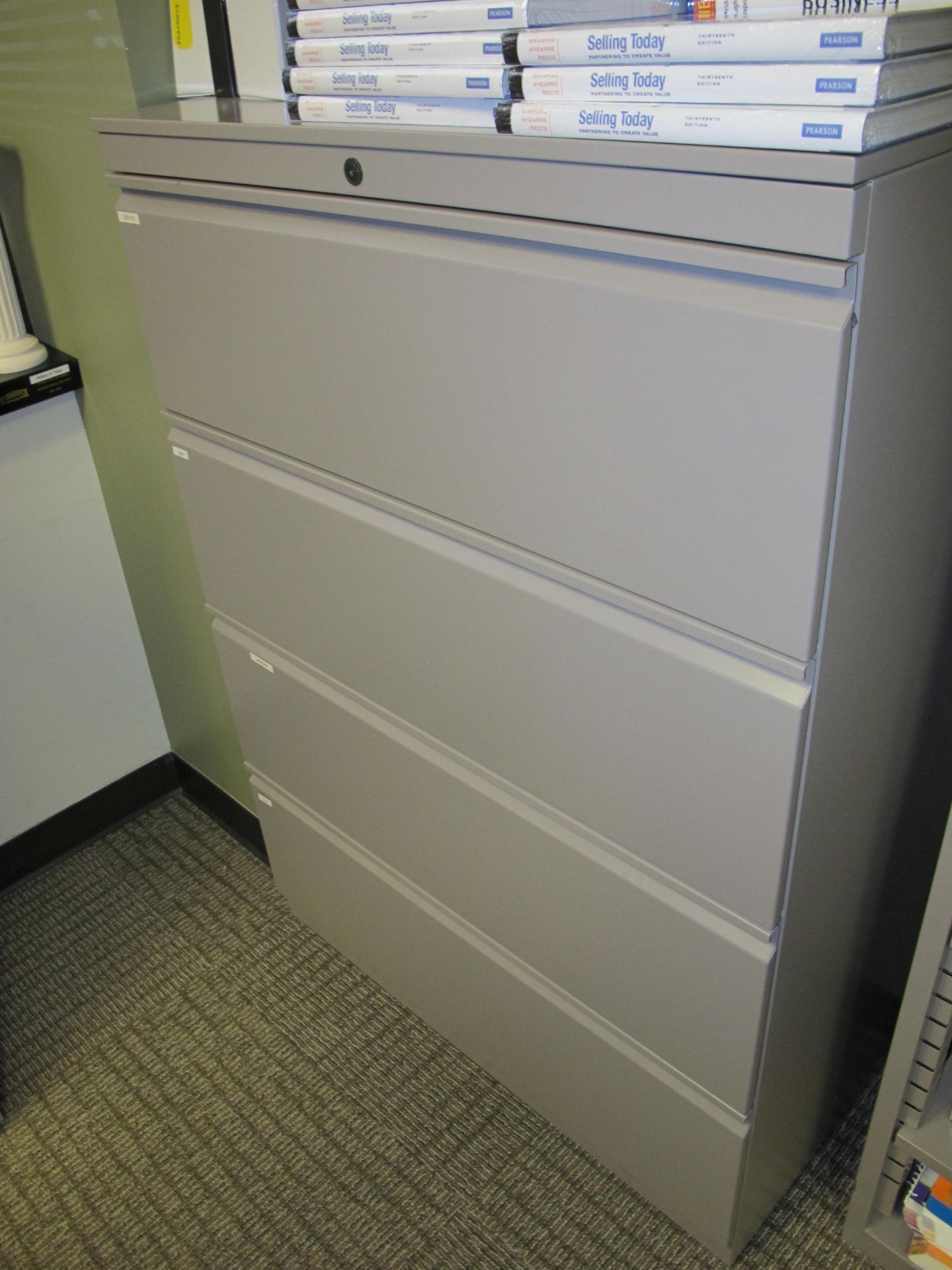 (2) Metal 4-Drawer Lateral File Cabinets - Image 2 of 2