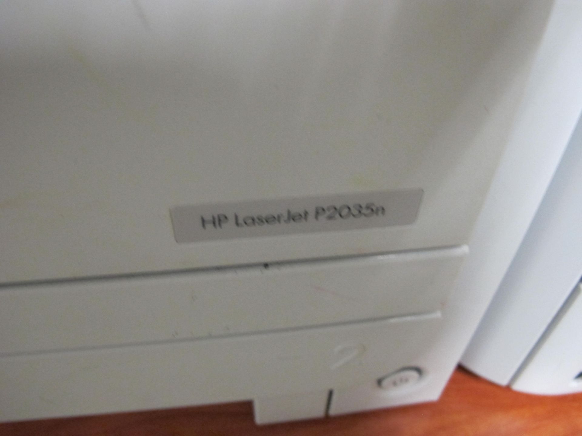 HP LaserJet P2035n Printer with Power Cable & USB - Image 2 of 2