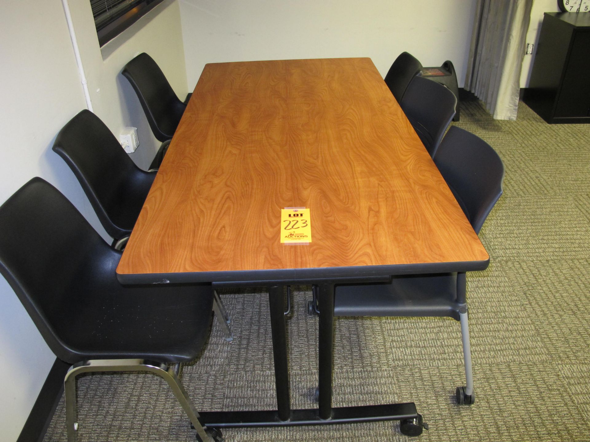 6ft. X 3ft.  Student Work Table with 6 Chairs