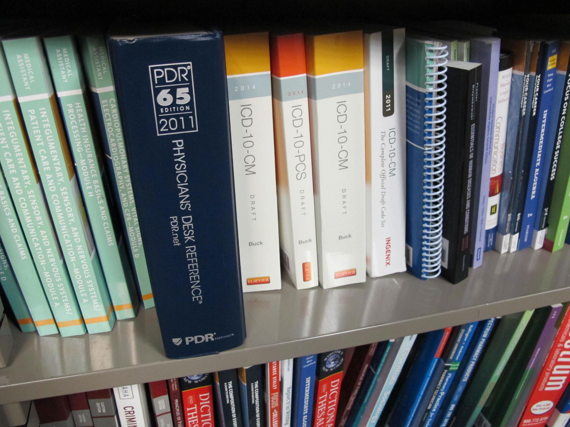 7-Shelf Metal Bookcase & Contents (Incl. Healcare, Business Computing, Reference; Instructor - Image 2 of 3