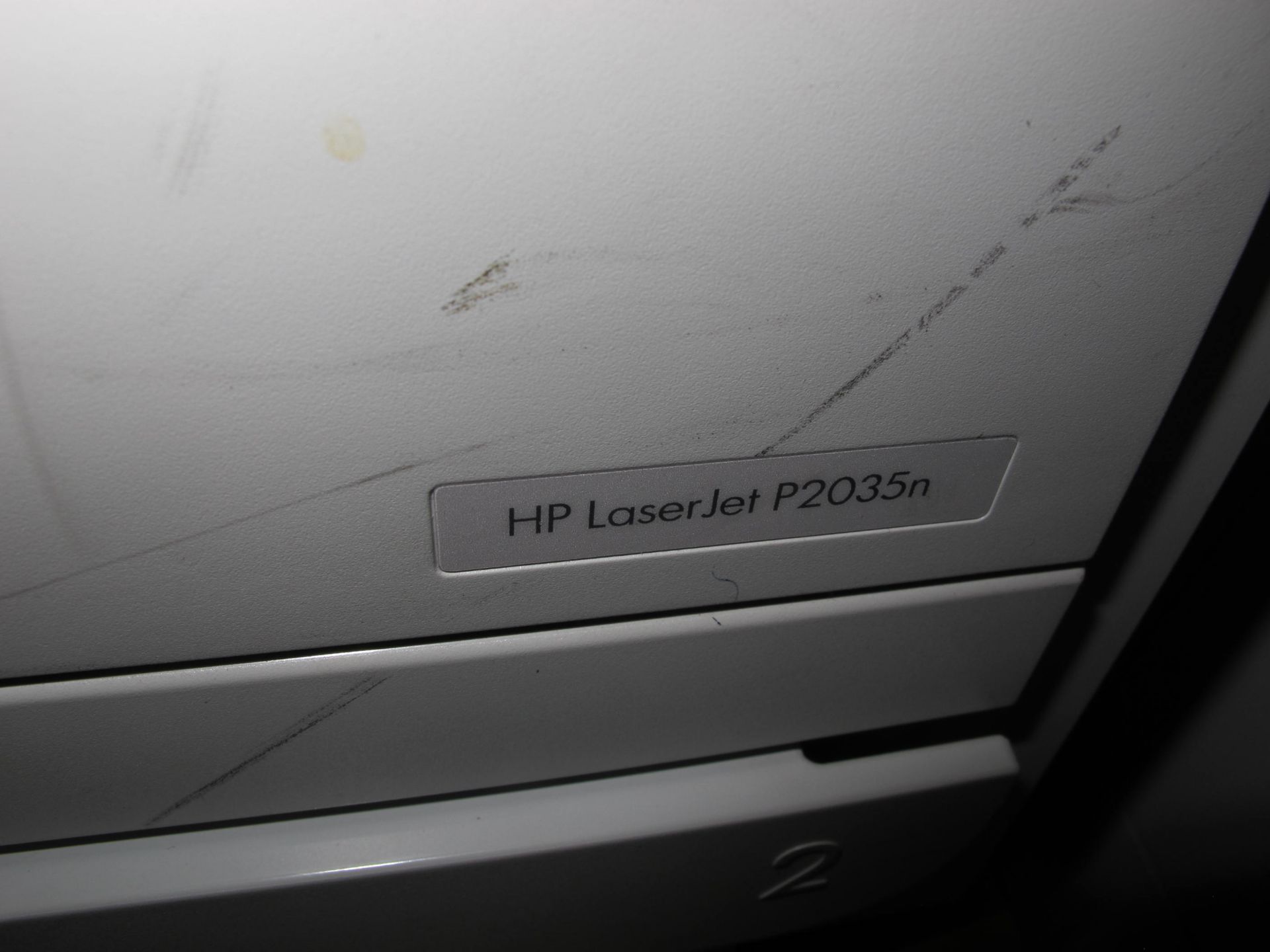 HP LaserJet P2035n Printer with Power Cable & USB - Image 2 of 2