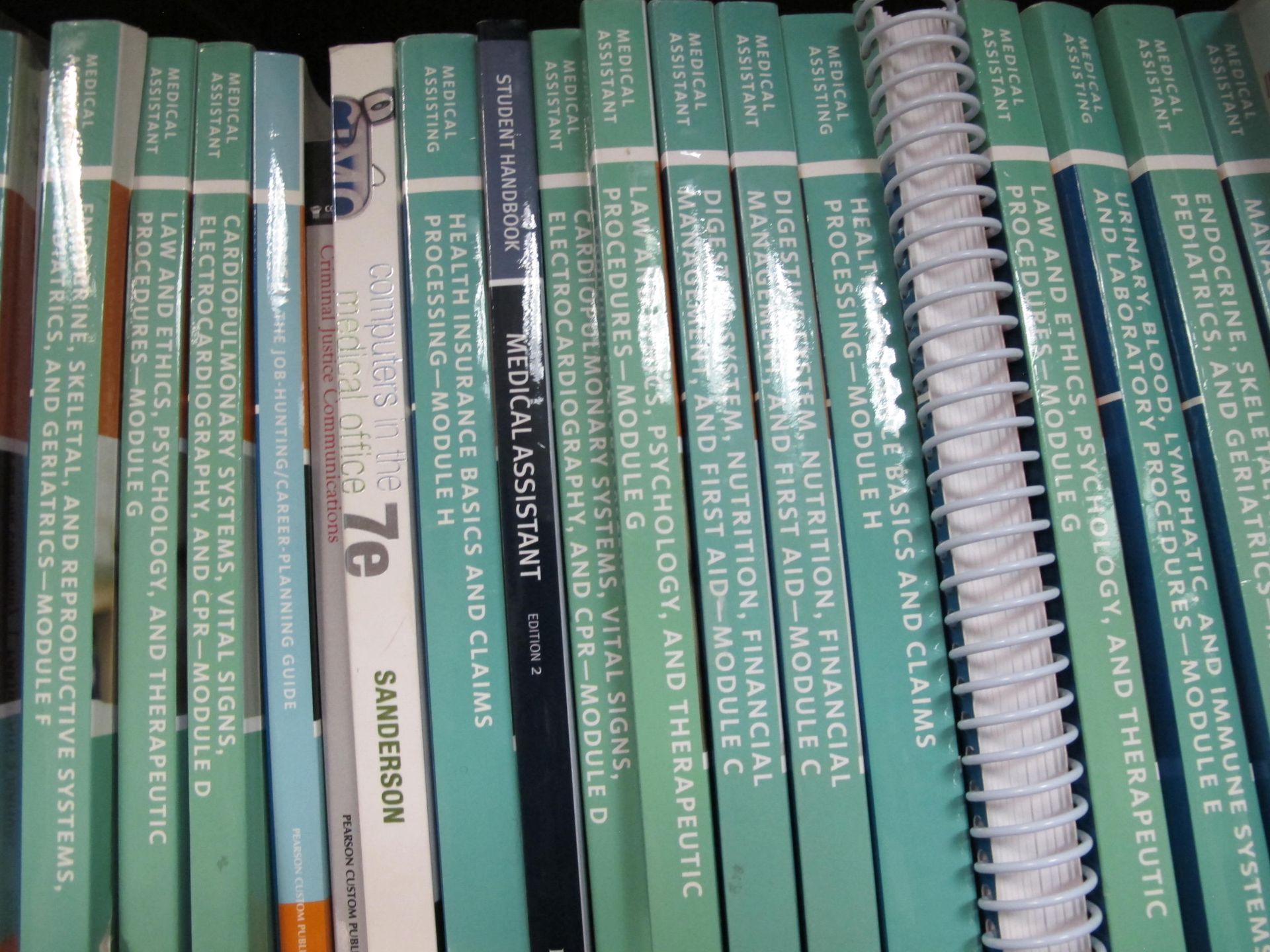 7-Shelf Metal Bookcase & Contents (Incl. Healcare, Business Computing, Reference; Instructor - Image 3 of 3