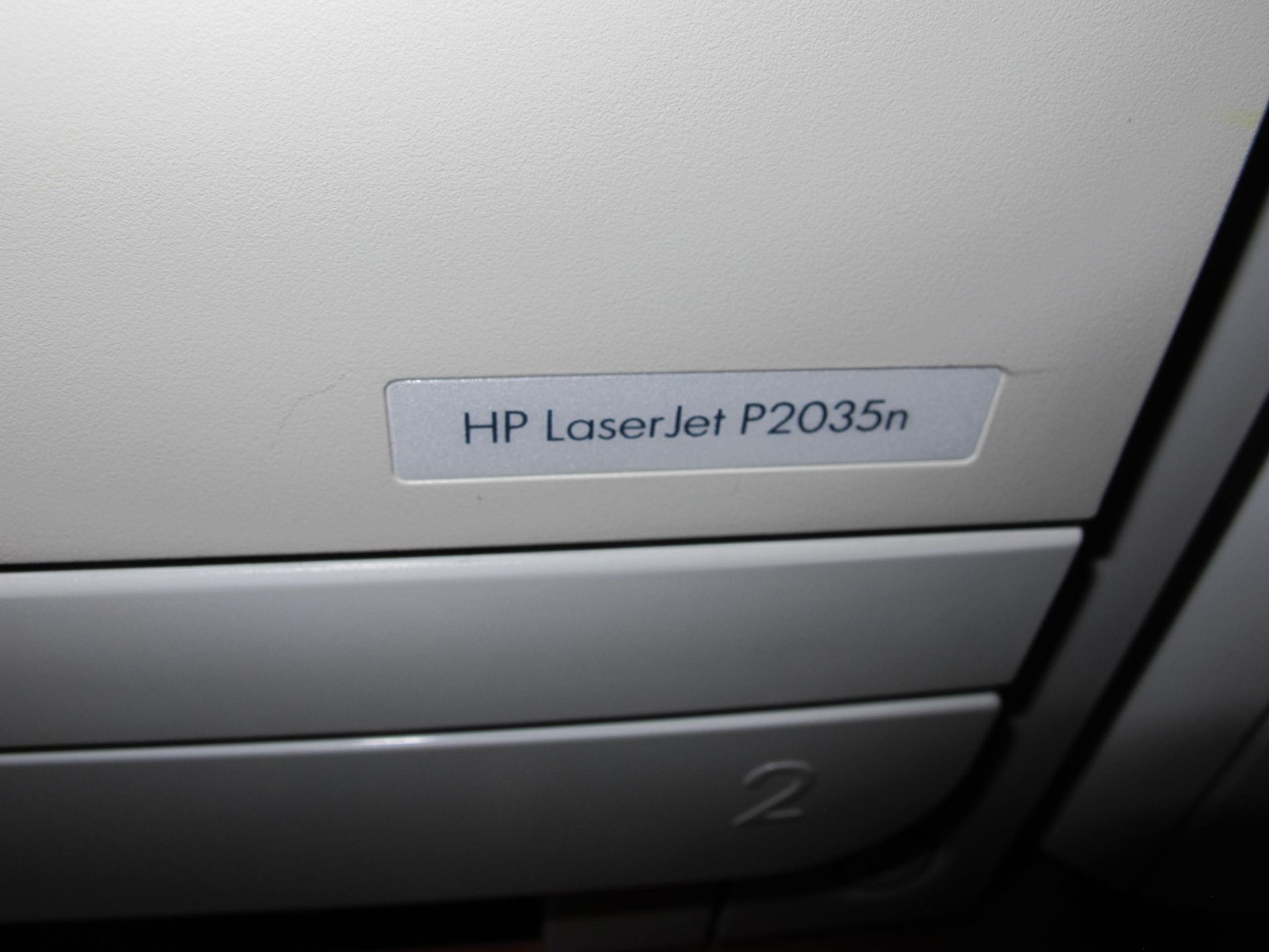 HP LaserJet P2035n Printer with Power Cable & USB - Image 2 of 2