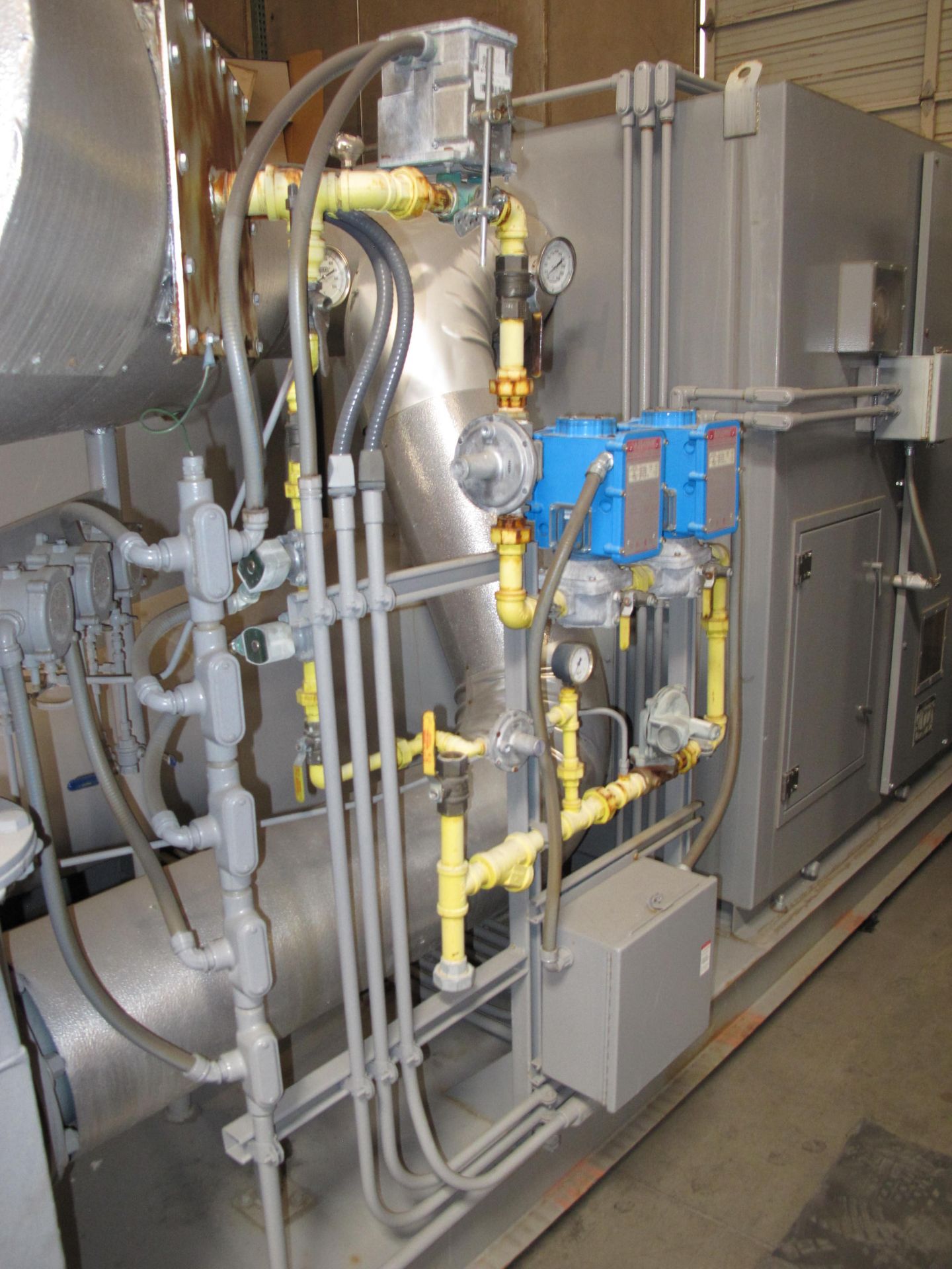 ANGUIL ZEOLITE ROTOR CONCENTRATOR SYSTEM W/ CATALYTIC OXIDIZER CLEAN AIR SYSTEM, TYPE SC-BH-1525- - Image 6 of 9
