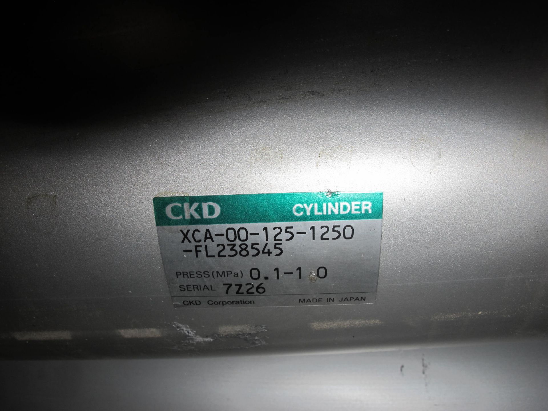 PALLET LOT TO INCLUDE BUT NOT LIMITED TO: SMC AND CKD CYLINDERS, MODELS; XCA-00-125-1250-FL238545, - Image 2 of 4