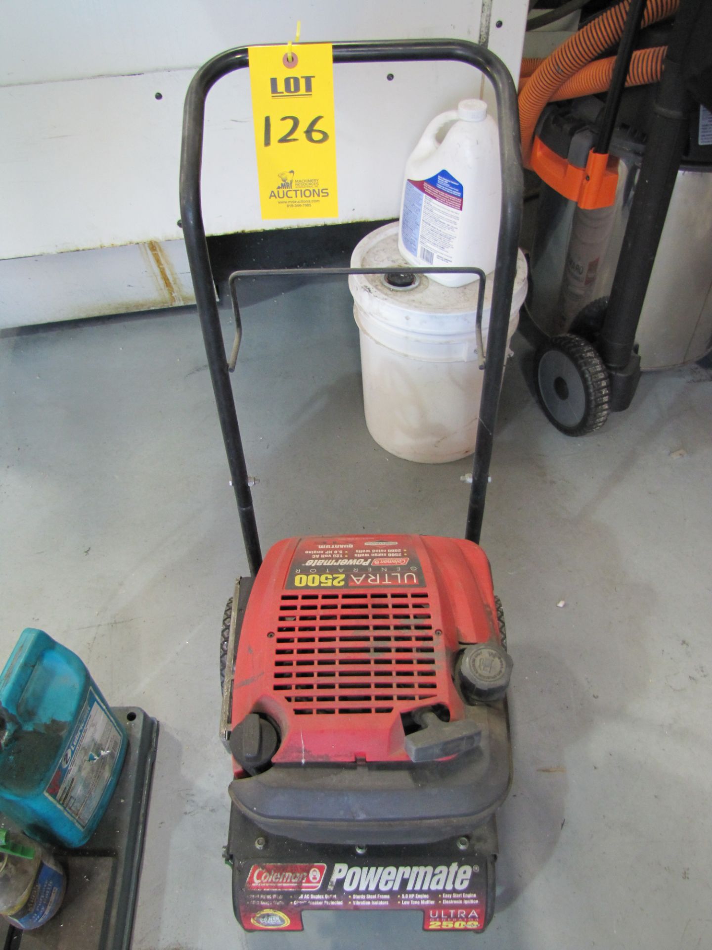 COLEMAN POWERMATE 2500 W GENERATOR, 5 HP ENGINE