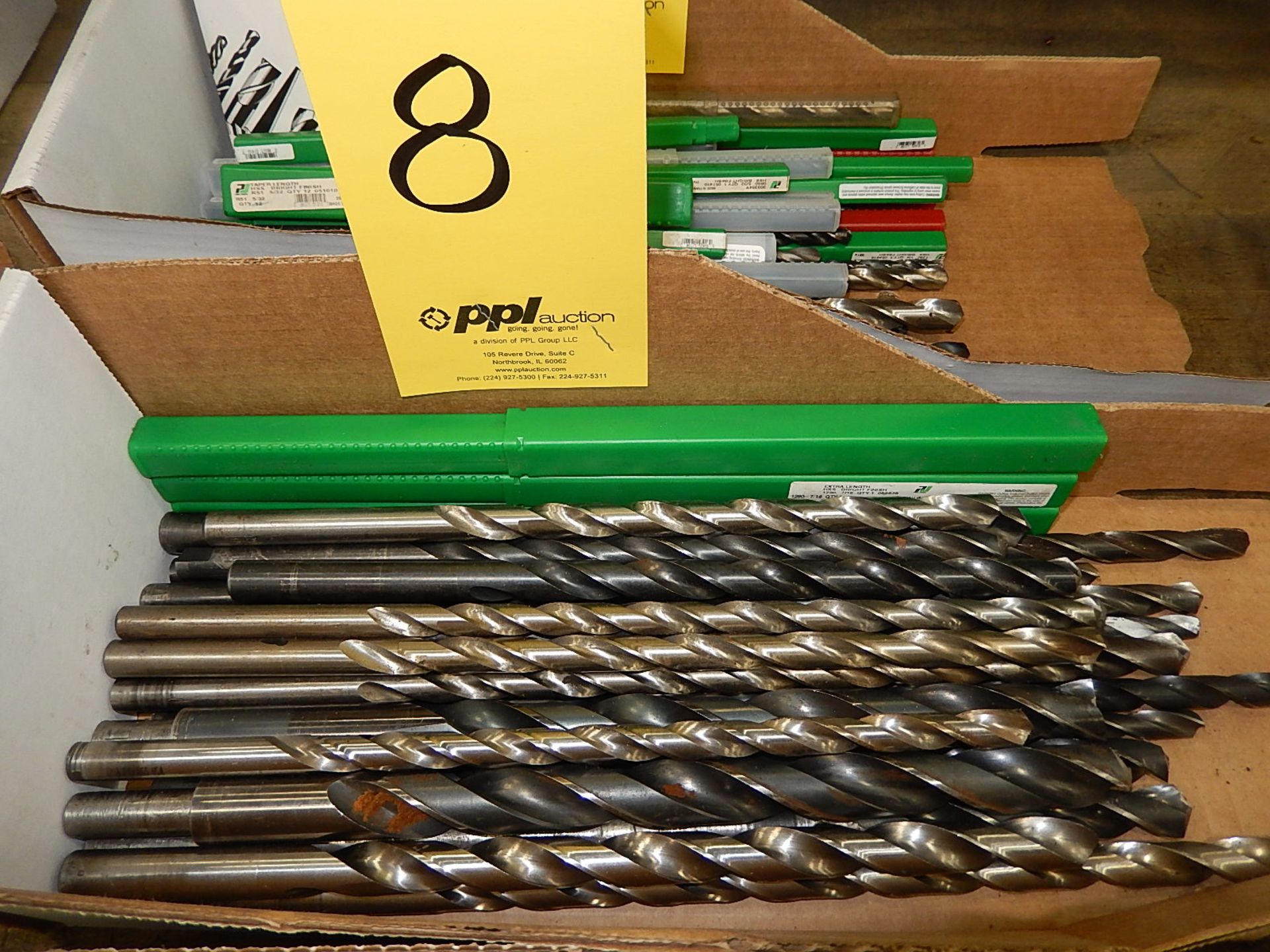 ASSORTED LONG DRILLS IN (1) BOX