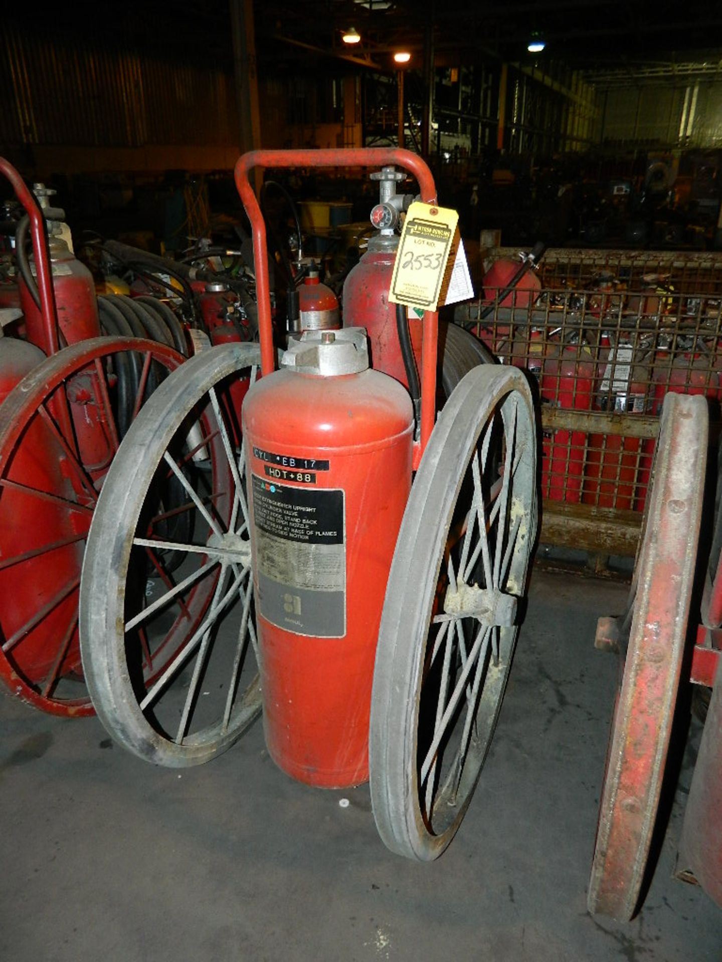 ANSUL FIRE EXTINGUISHER WITH CART & HOSE