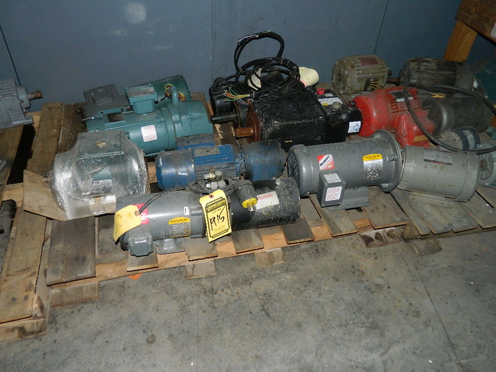 SKID OF MISC. MOTORS