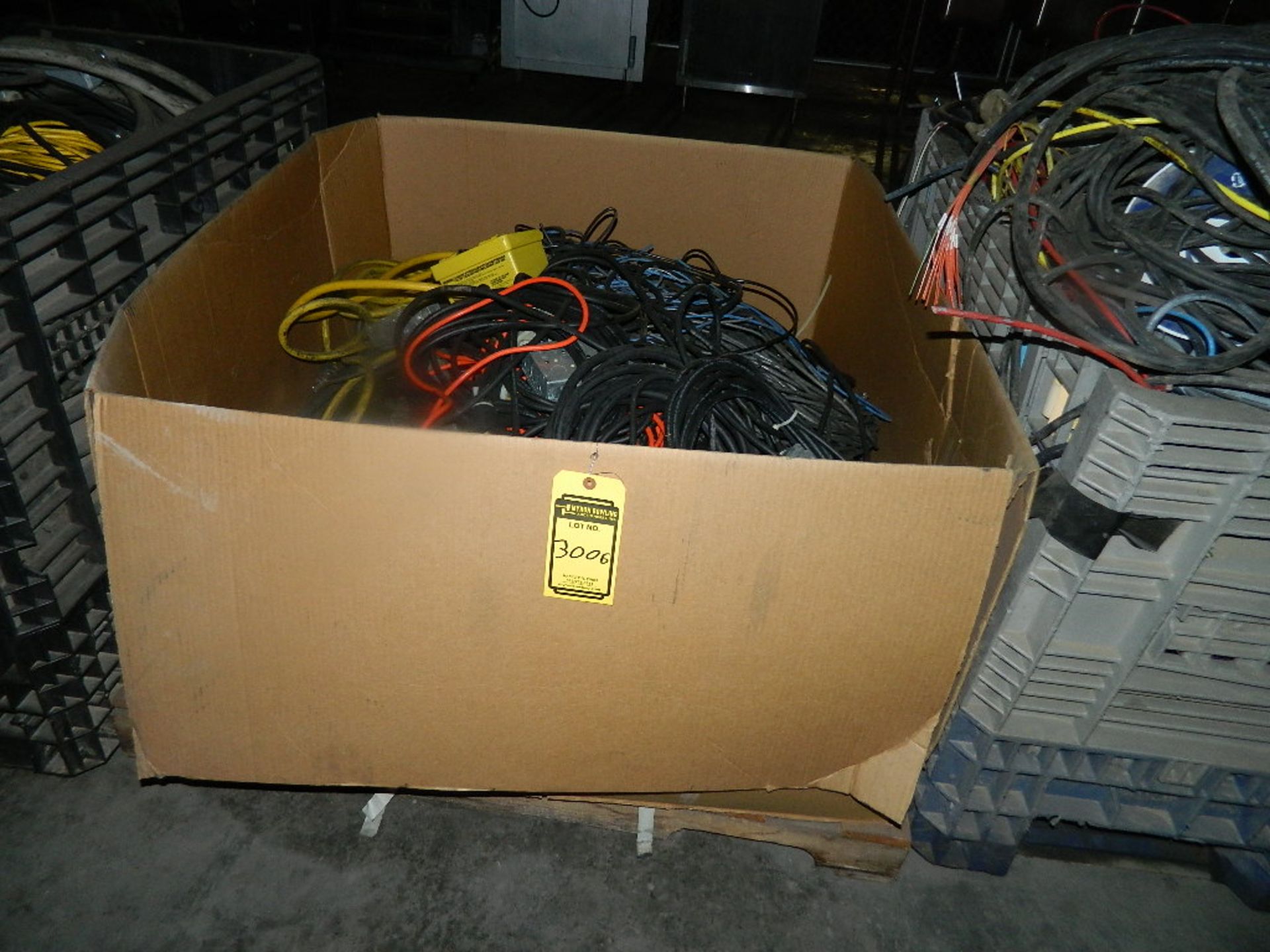 BIN OF ELECTRICAL WIRE