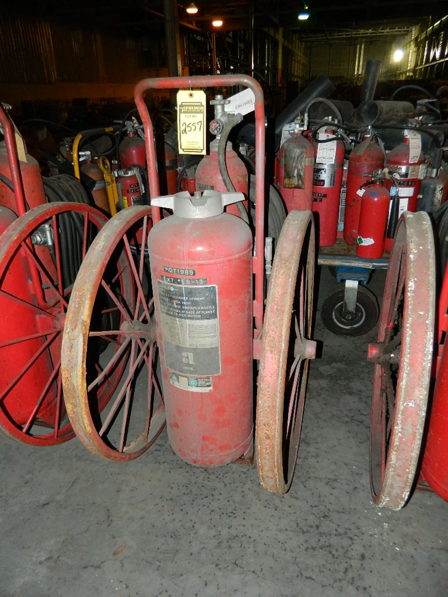 ANSUL FIRE EXTINGUISHER WITH CART & HOSE