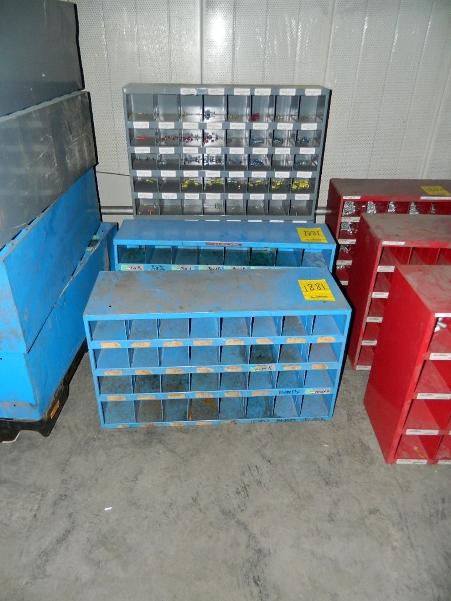 LOT OF METAL CABINETS