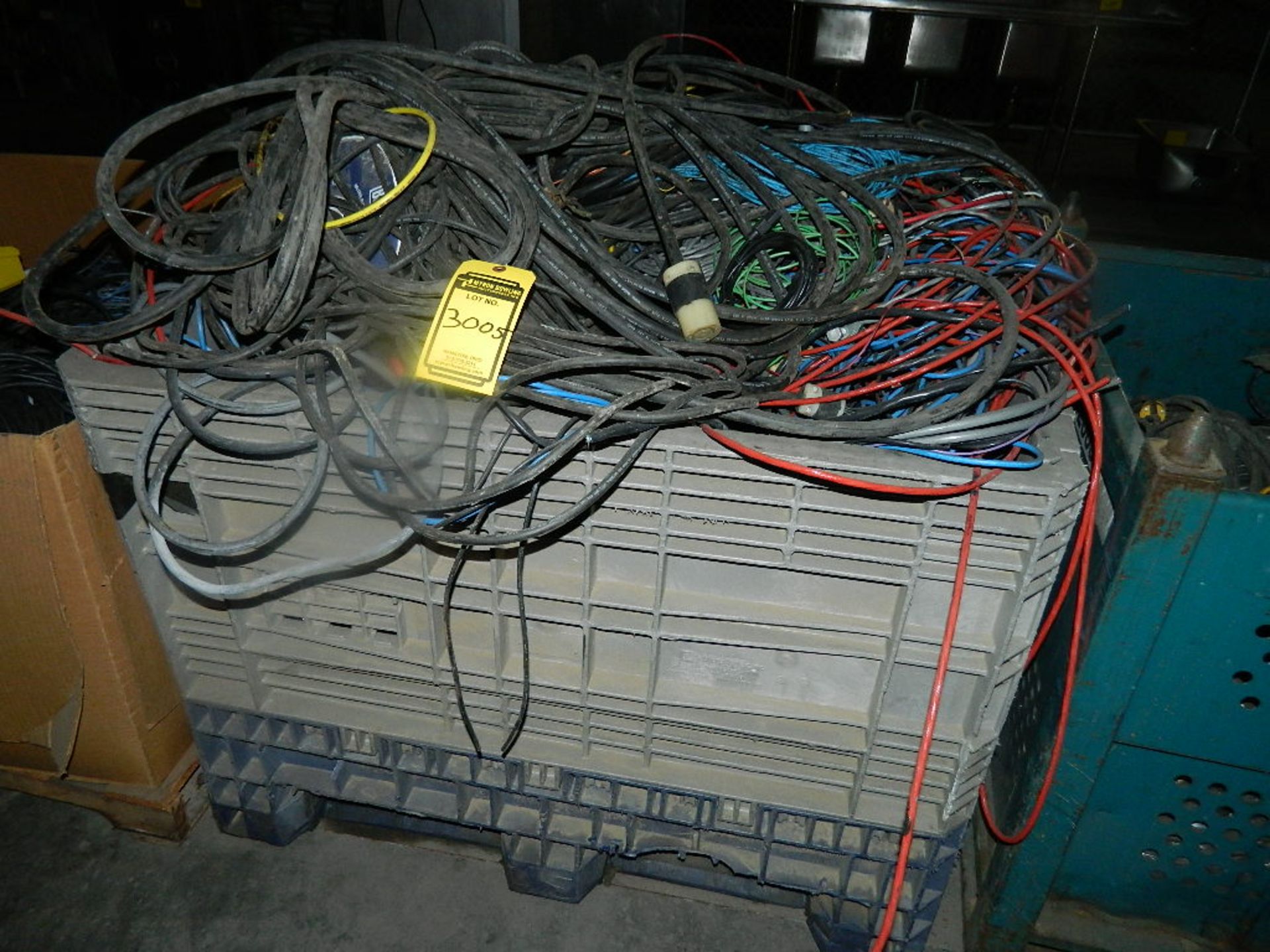 BIN OF ELECTRICAL WIRE