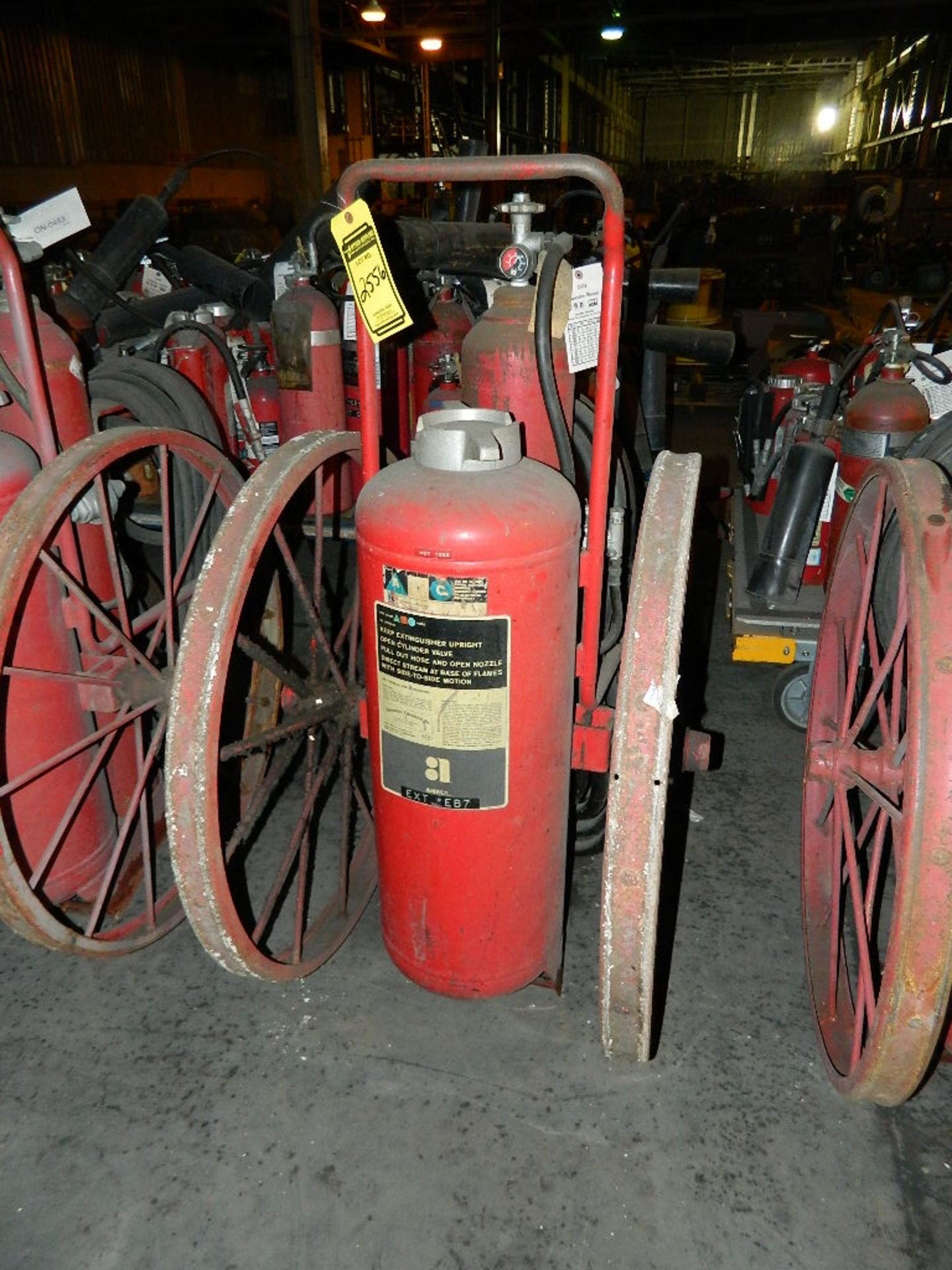 ANSUL FIRE EXTINGUISHER WITH CART & HOSE