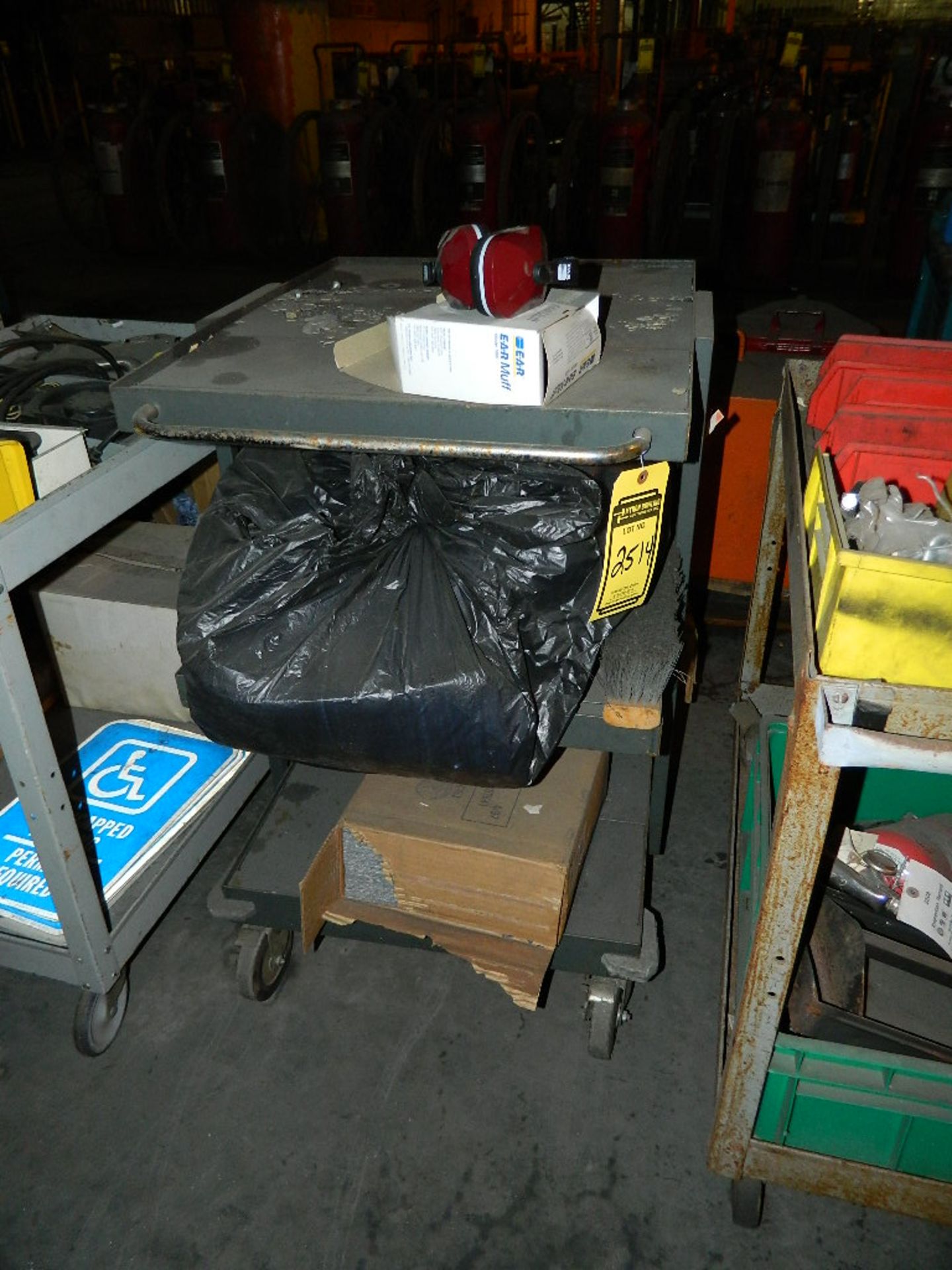 ROLLING CART OF MISC. PARTS