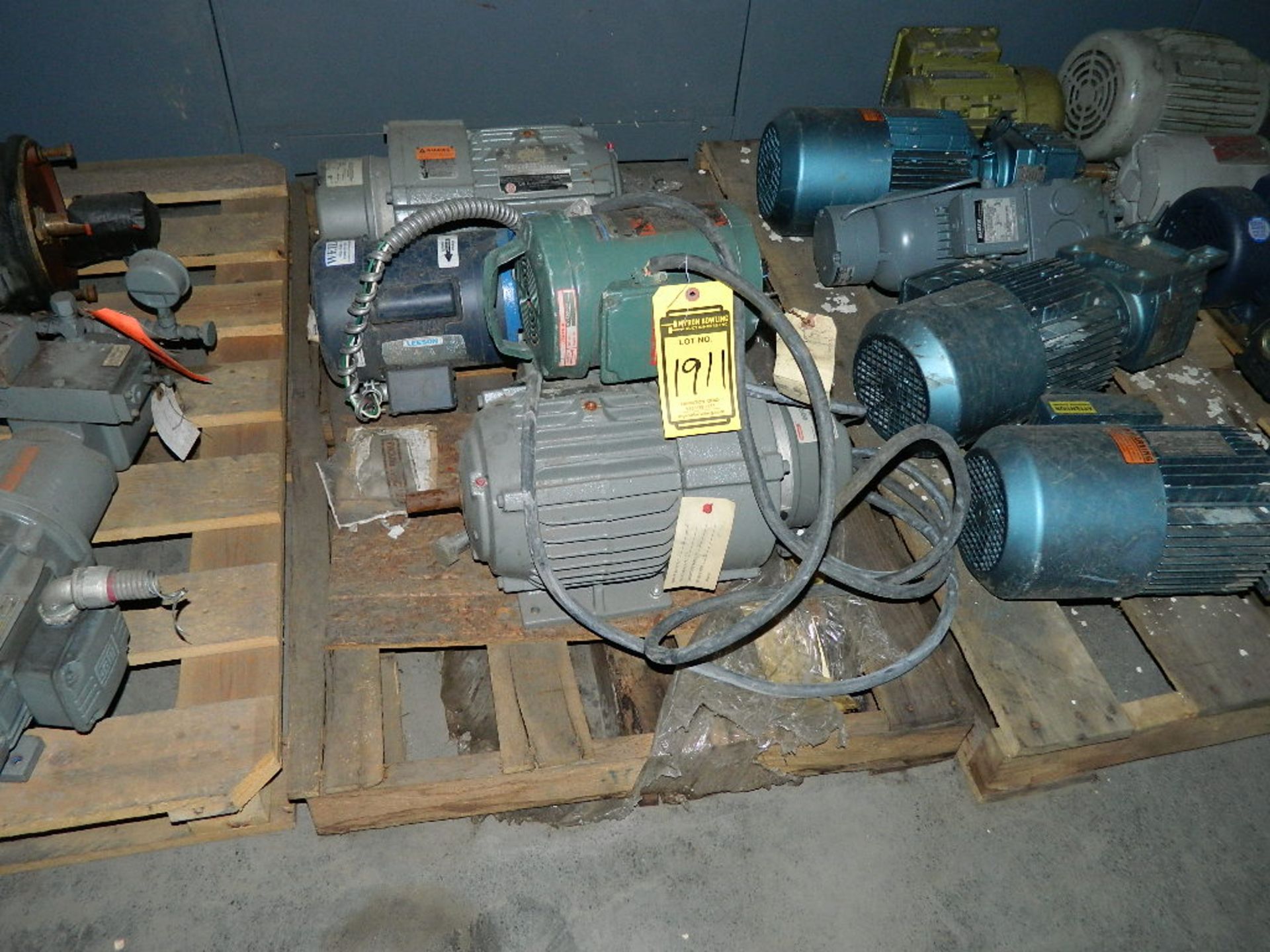 SKID OF MISC. MOTORS