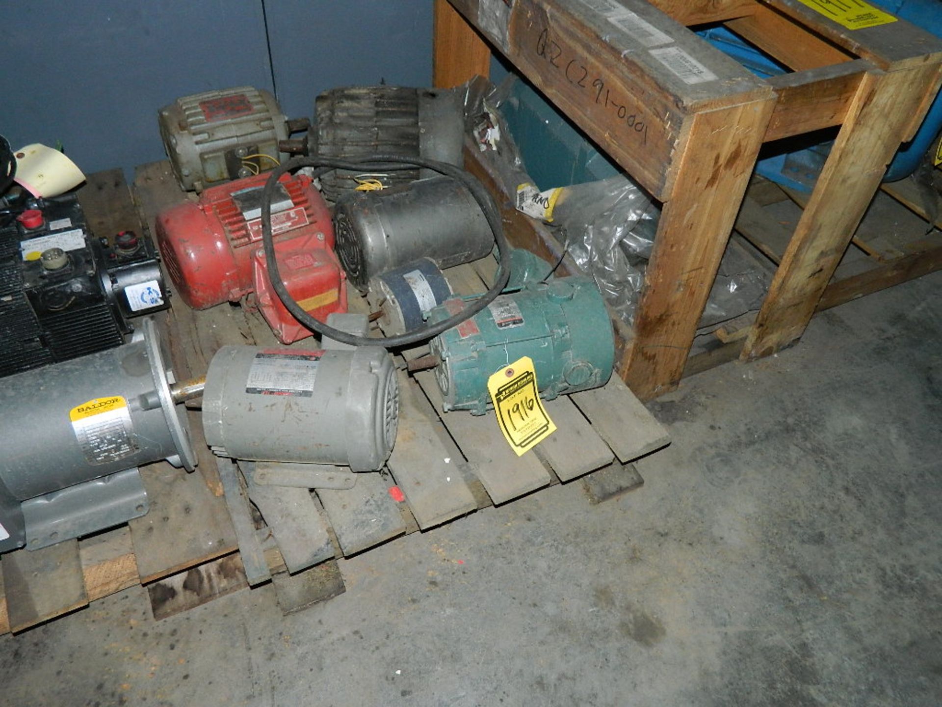 SKID OF MISC. MOTORS