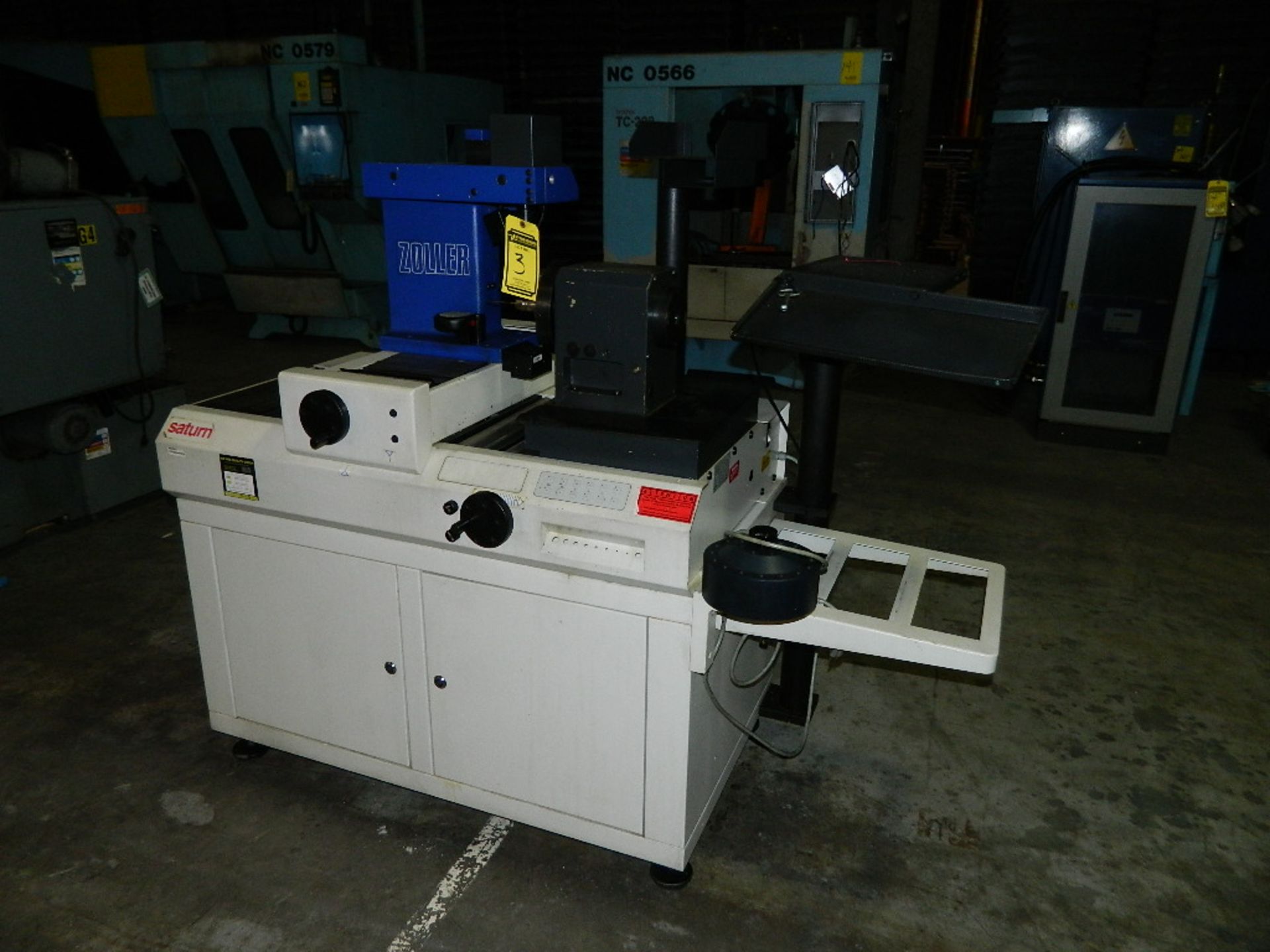 ZOLLER SATURN TOOL PRESETTER, TYPE SAT1H420/E, S/N 0015