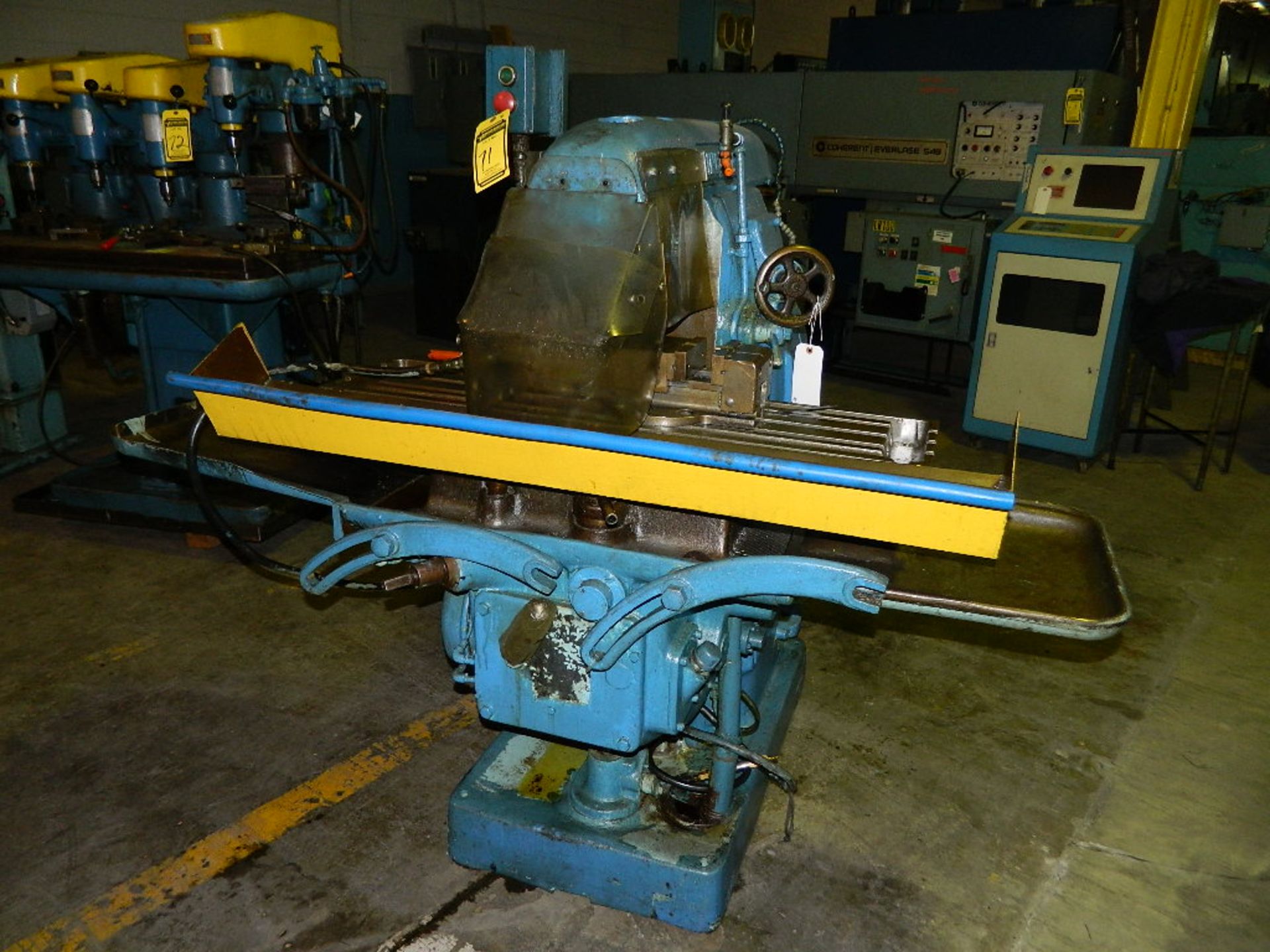 CINCINNATI HORIZONTAL MILL, 10'' X 41'' T-SLOT TABLE, 50-TAPER SPINDLE NOSE SUPPORT, 50-1500 RPM,