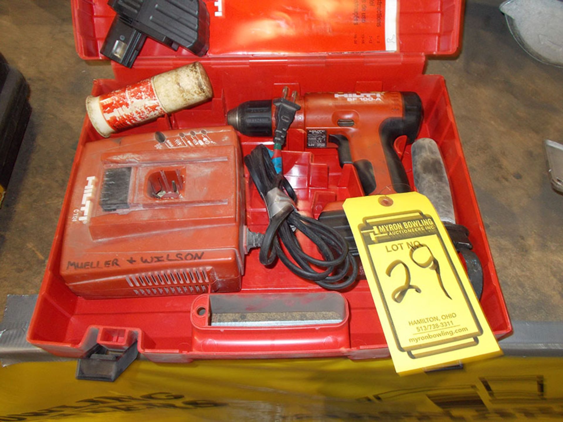 HILTI SF 100-A 2.0 AH BATTERY DRILL WITH SPEED CHUCK & CHARGER