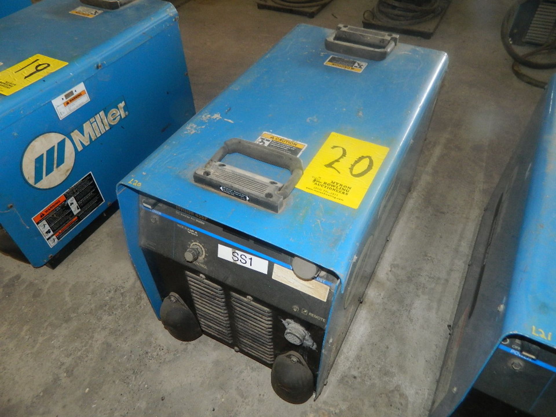 MILLER INVISION 456P DC ARC WELDER