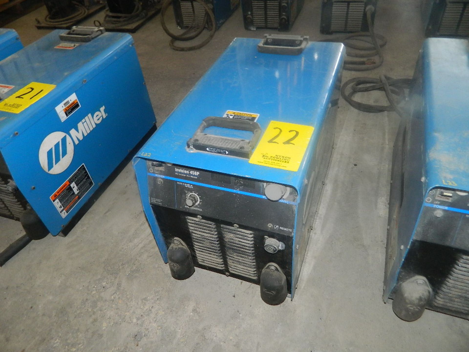 MILLER INVISION 456P DC ARC WELDER