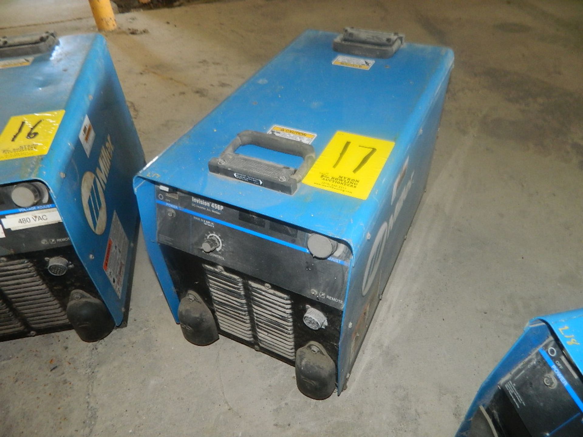 MILLER INVISION 456P DC ARC WELDER