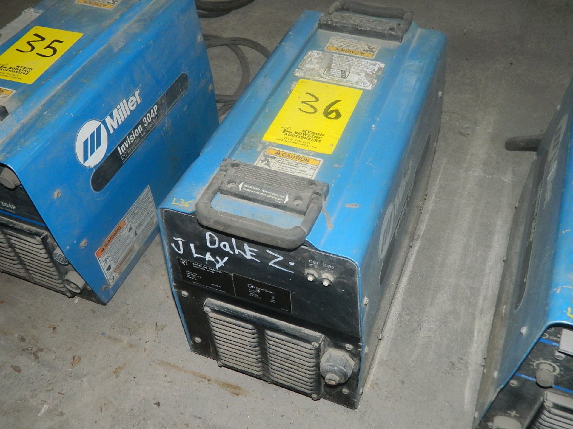 MILLER INVISION 304P DC ARC WELDER