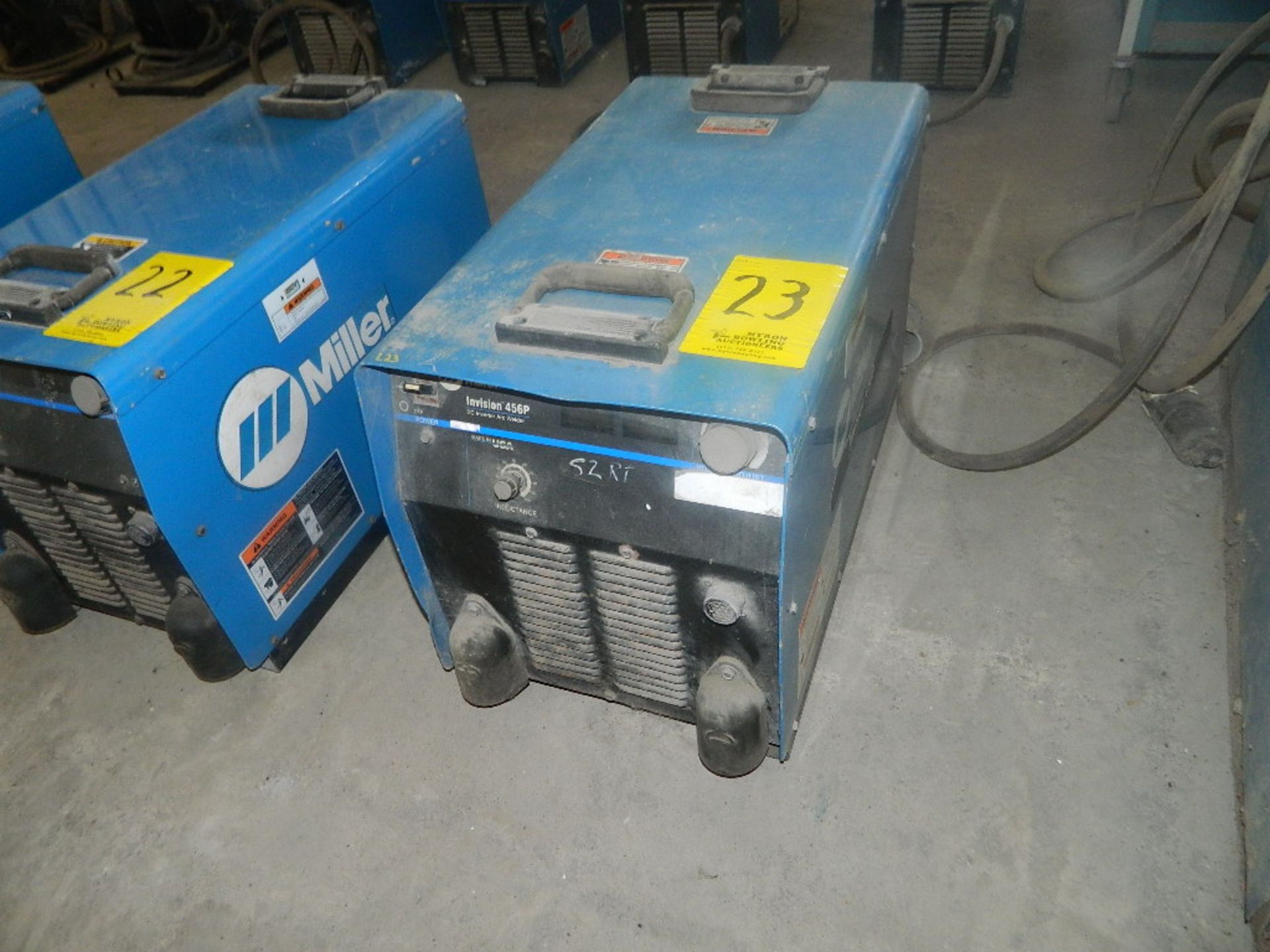 MILLER INVISION 456P DC ARC WELDER