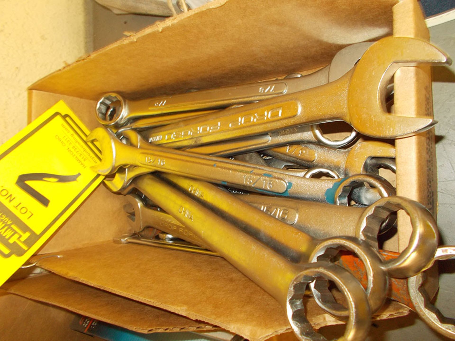 LOT OF BOX & OPEN END WRENCHES