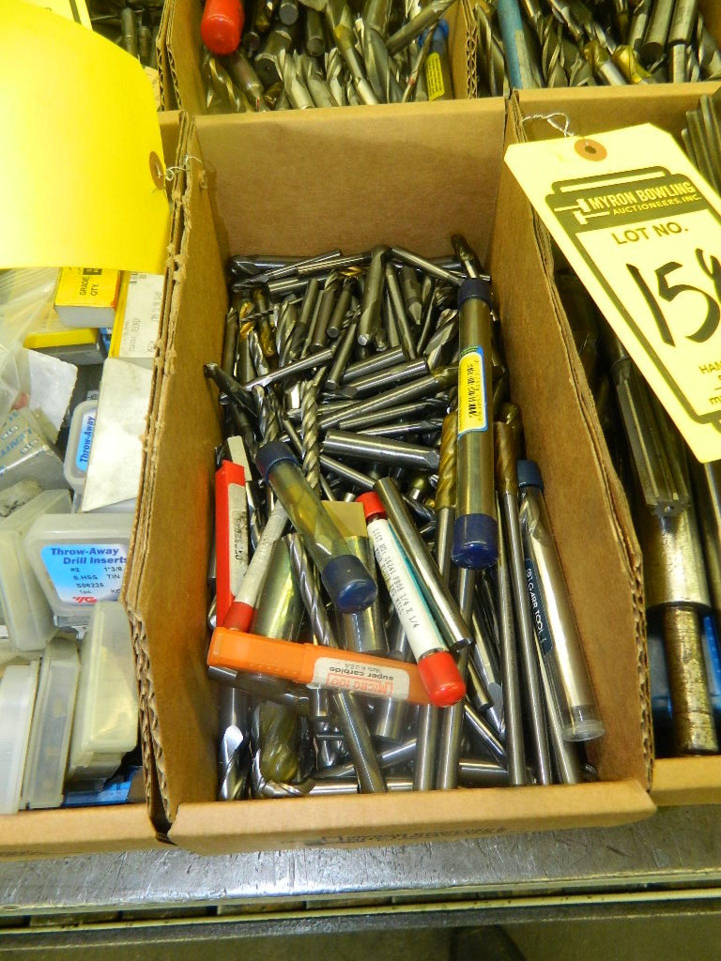 LOT OF ASSORTED CARBIDE END MILLS