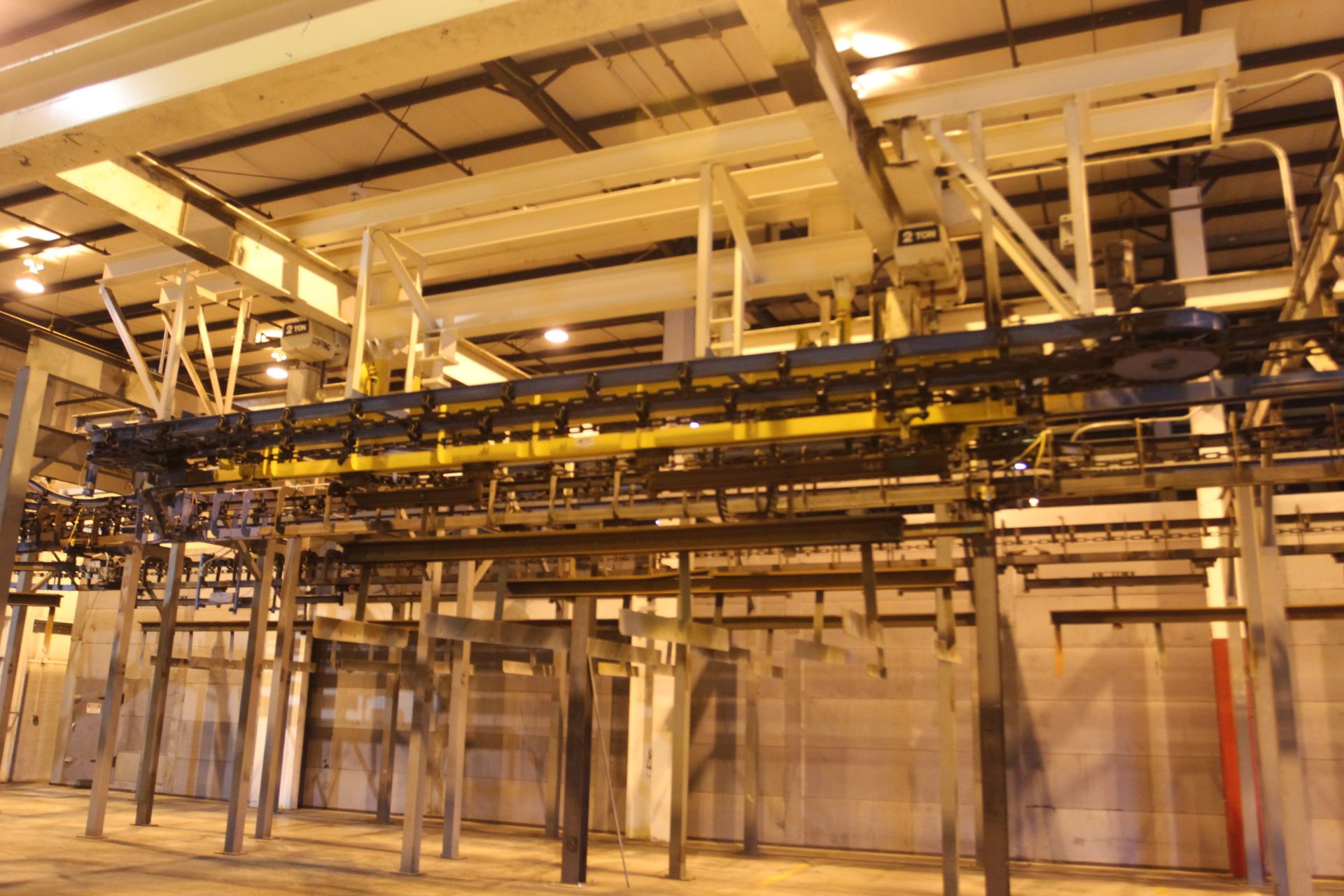 CONVEYOR SYSTEM W/ ON/OFF LOAD LOWERATORS; 3,000 LINEAR FEET' 3,000 LBS PER CARRIER LOAD CAPACITY - Image 11 of 13