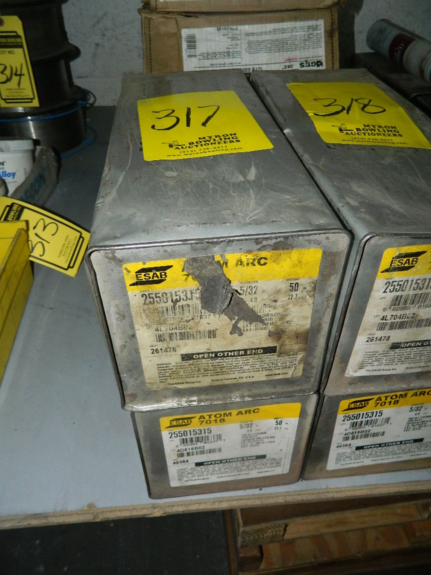 LOT OF WELDING ROD (2 BOXES)