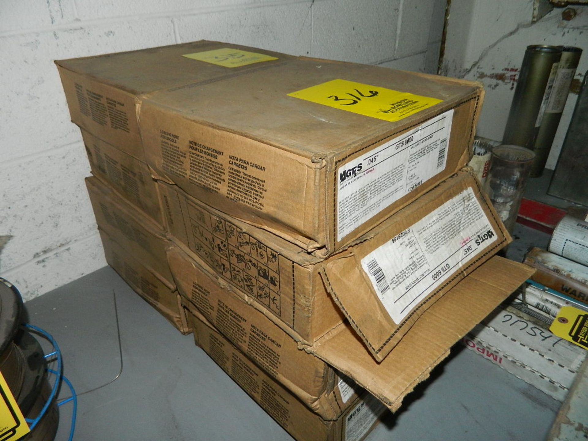 LOT OF WELDING WIRE (3 BOXES)