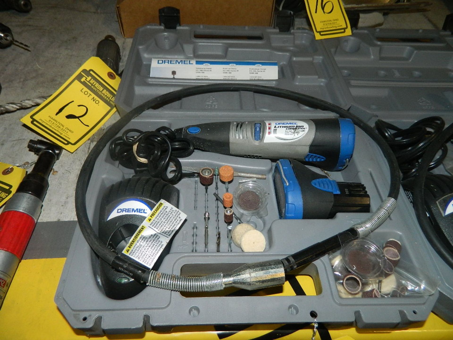 BATTERY OPERATED DREMEL WITH CHARGER, 35,000 RPM