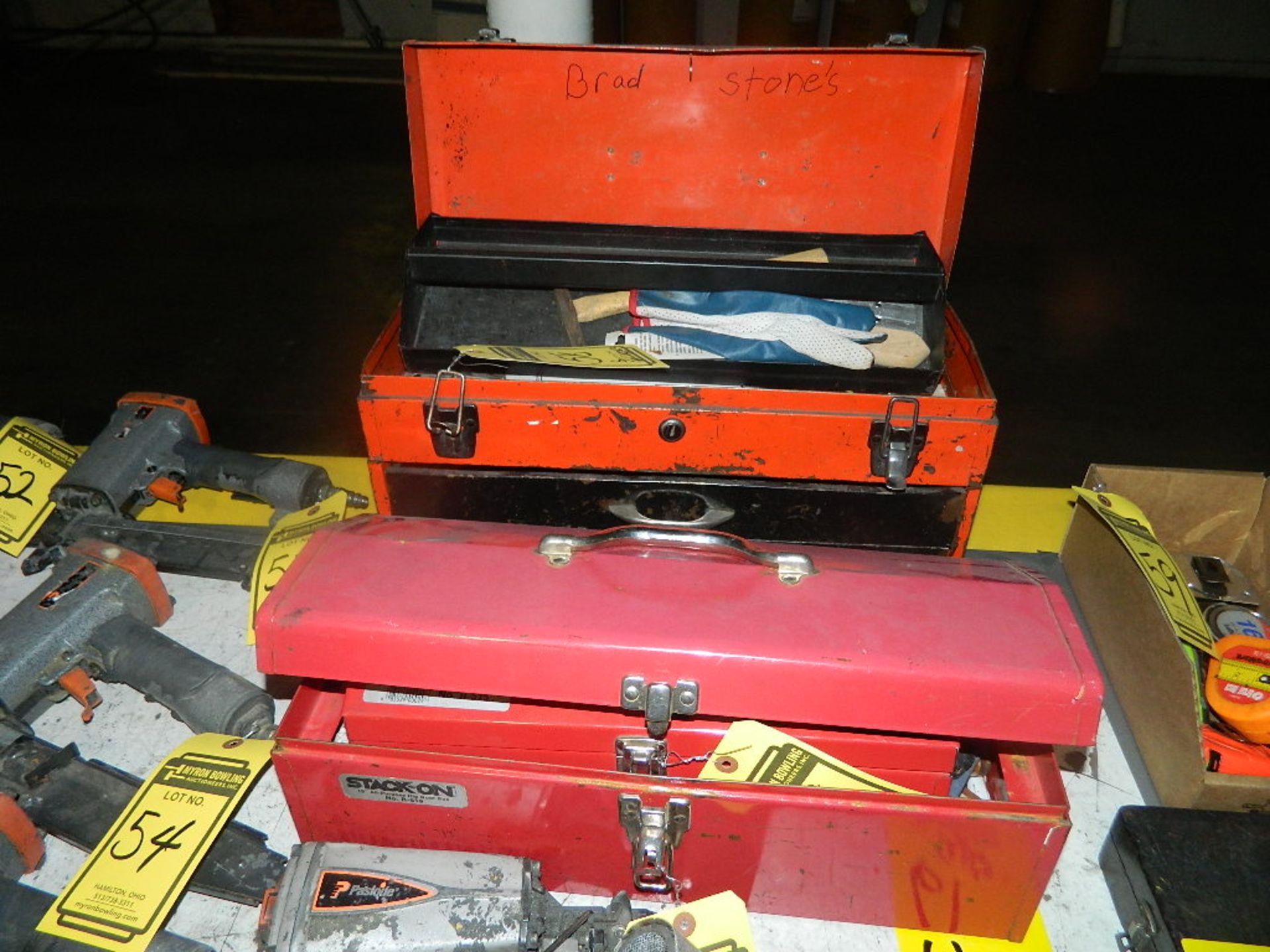 TOOL BOXES & CONTENTS (X3)