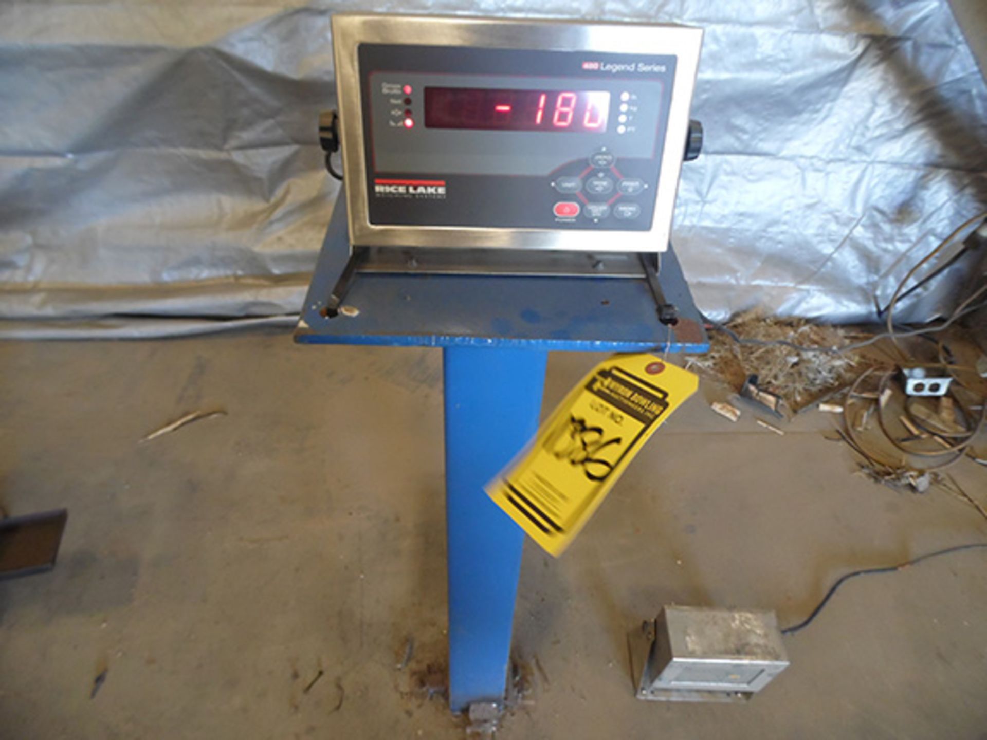 RICE LAKE WEIGHT SYSTEMS, 480 LEGEND SERIES DIGITAL READOUT SCALES - Image 2 of 2