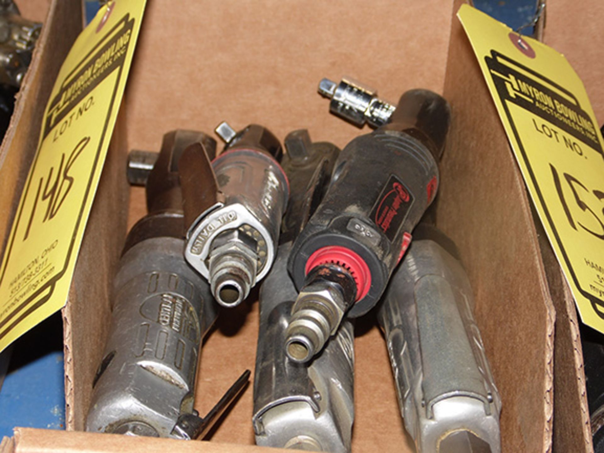 LOT OF ASSORTED PNEUMATIC TOOLS