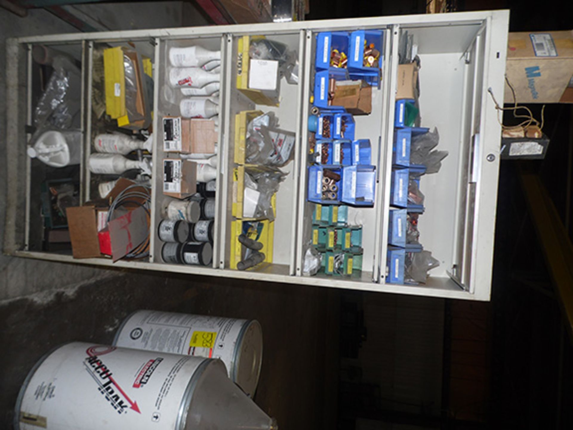 CABINET OF WELDING SUPPLIES