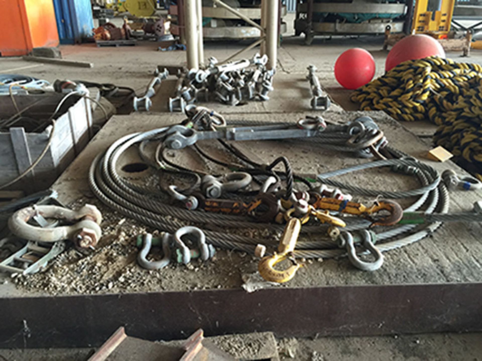 APPROXIMATELY (50) SKIDS/PALLETS/BOXES/CRATES/JOB BOXES OF ASSORTED RIGGING INCLUDING: 100'S OF - Image 5 of 18