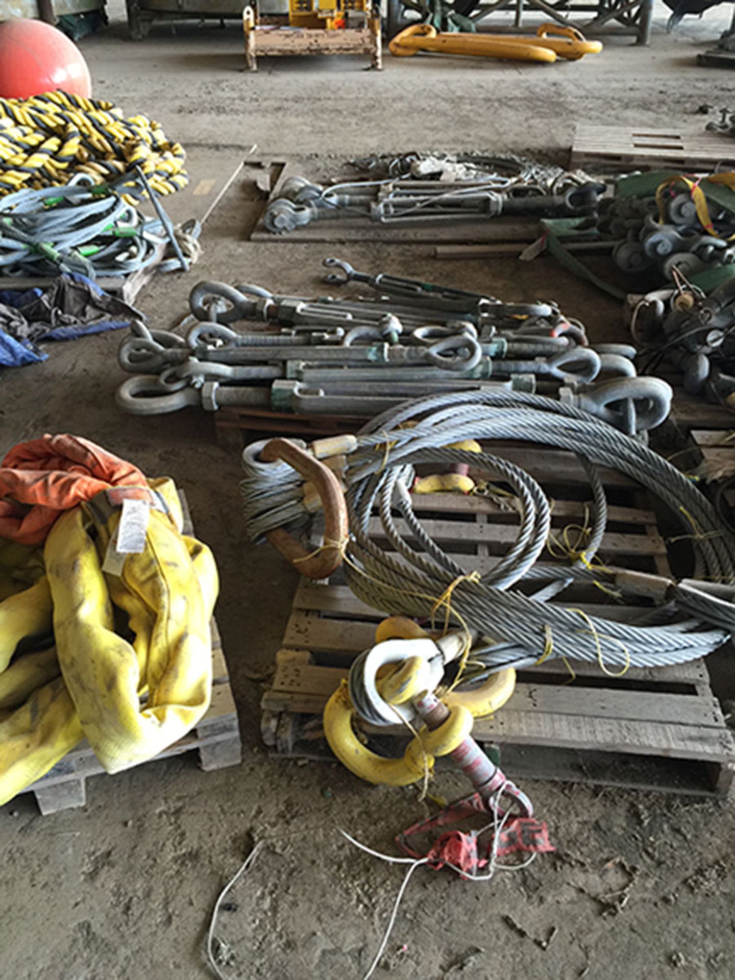 APPROXIMATELY (50) SKIDS/PALLETS/BOXES/CRATES/JOB BOXES OF ASSORTED RIGGING INCLUDING: 100'S OF - Image 3 of 18