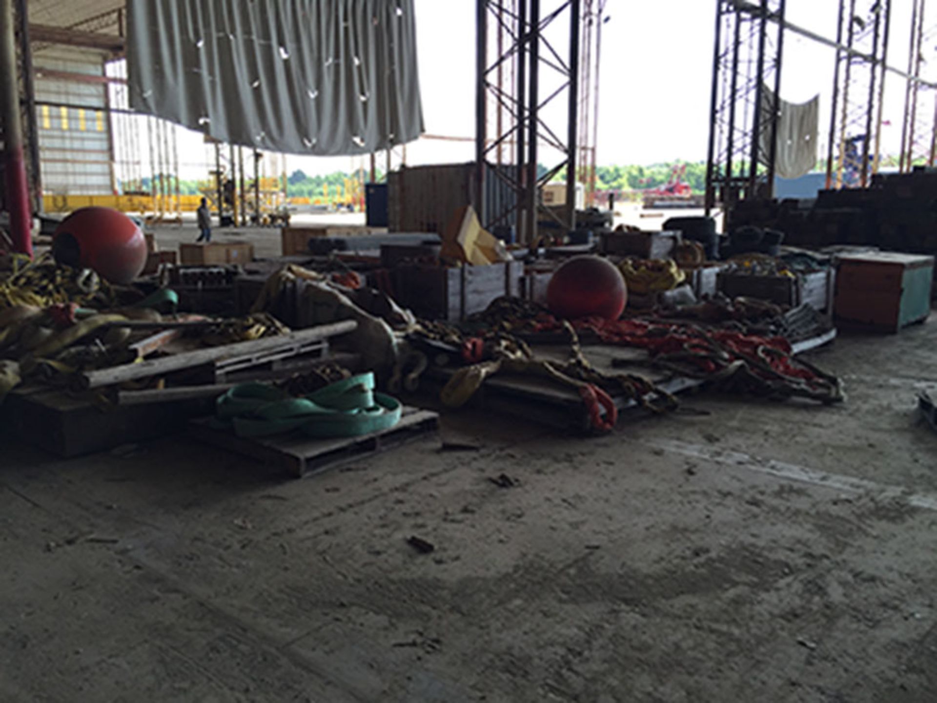 APPROXIMATELY (50) SKIDS/PALLETS/BOXES/CRATES/JOB BOXES OF ASSORTED RIGGING INCLUDING: 100'S OF - Image 2 of 36