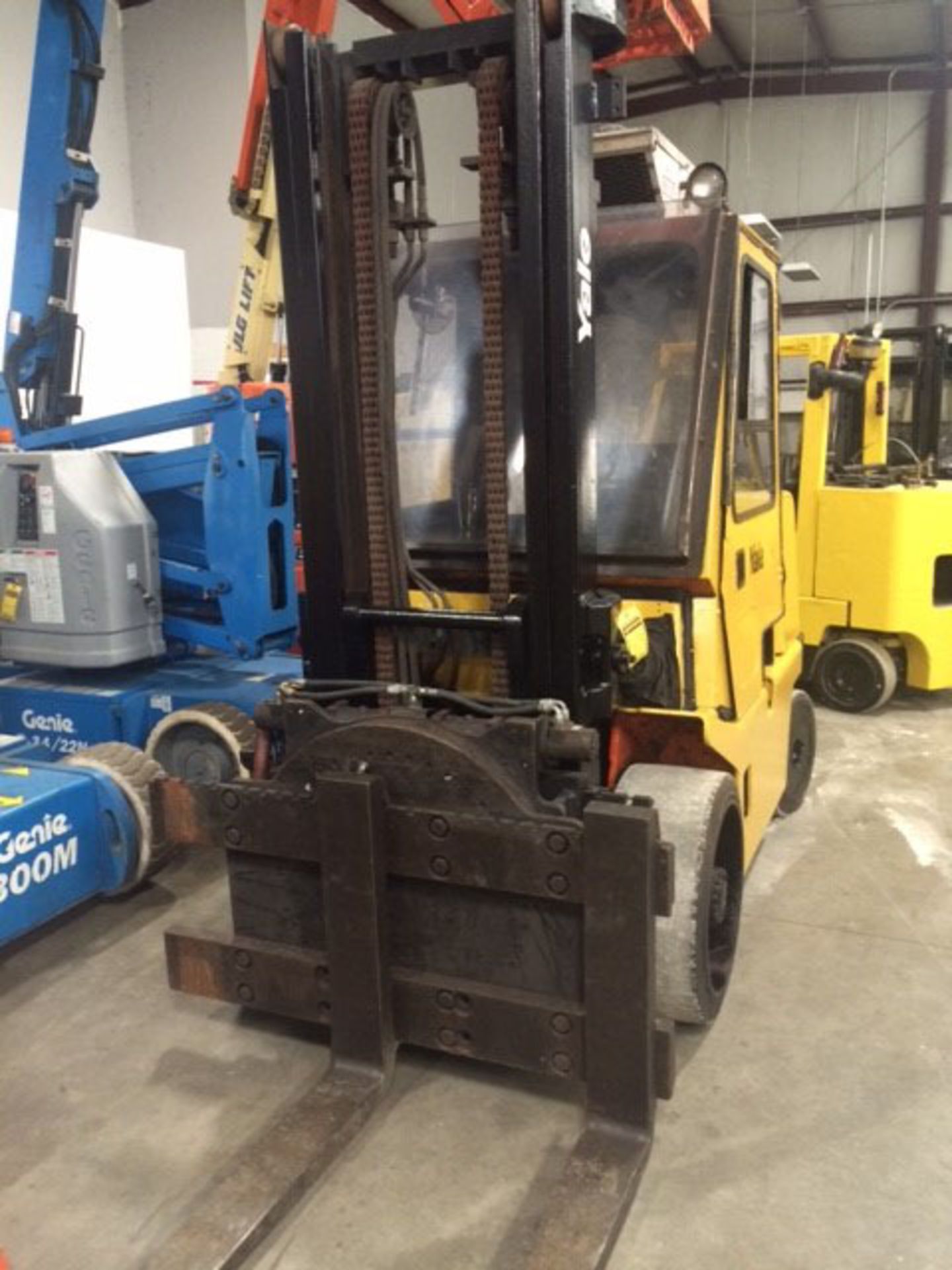 2006 YALE 15,500-lb. Capacity Forklift, Model GDC155CAN, Perkins Diesel Engine, Cab w/Heat & AC,