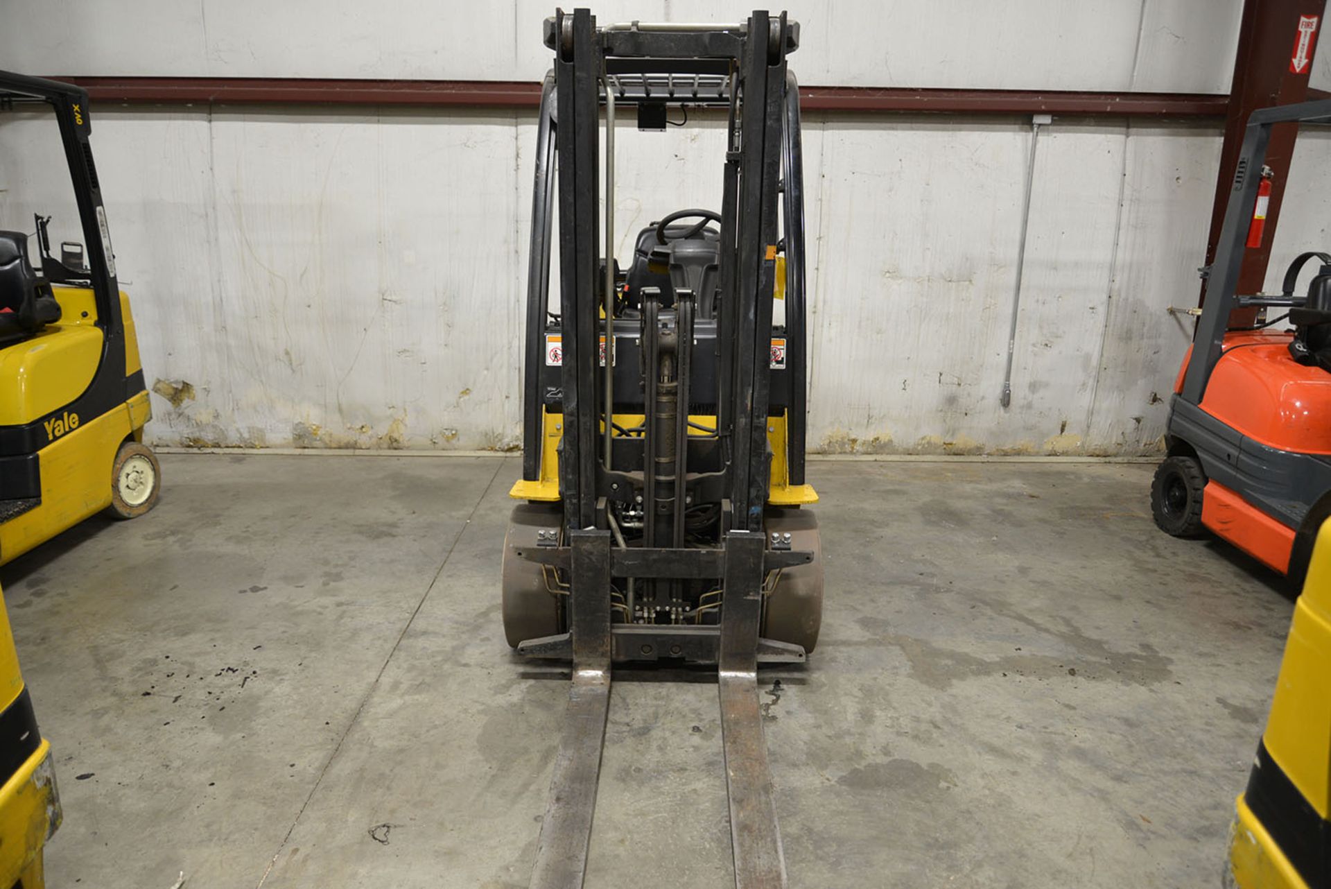 2008 YALE 5,000-lb. Capacity Forklift, Model GLC050VXNV, S/N A910V13929F, LPG, Solid Non-Marking - Image 3 of 6