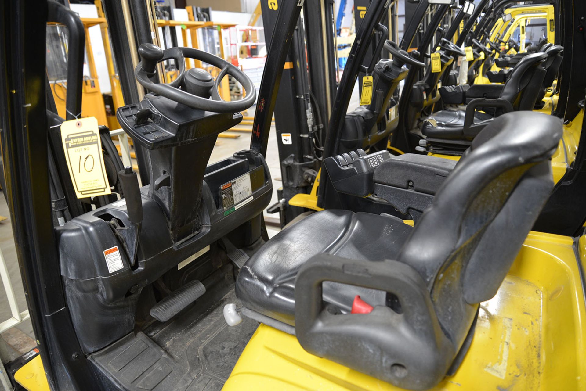 2008 YALE 5,000-lb. Capacity Forklift, Model GLC050VXNV, S/N A910V13935F, LPG, Solid Non-Marking - Image 6 of 7