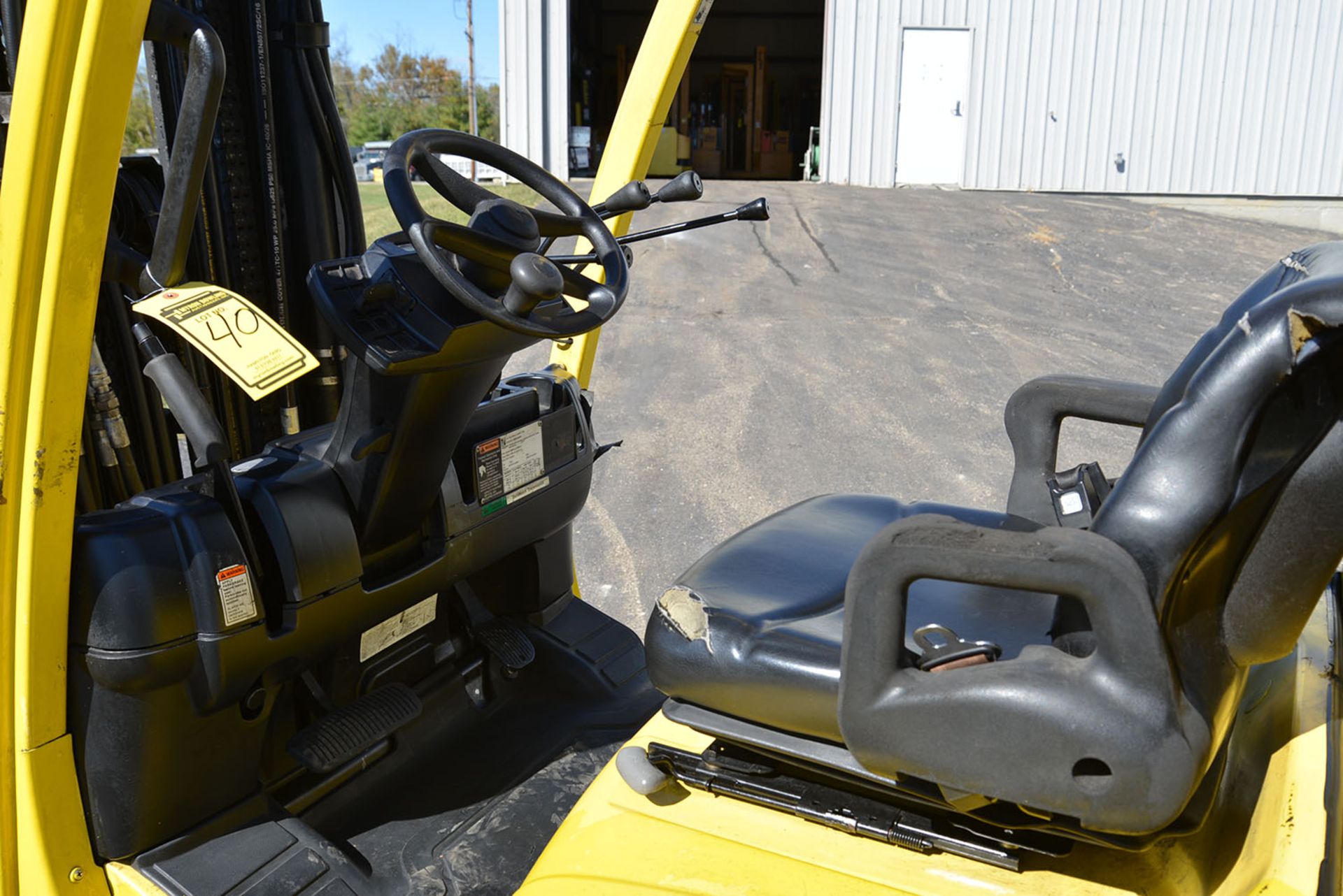 2008 HYSTER 12,000-lb. Capacity Forklift, Model S120XMS, S/N G004V03405F, LPG, lever shift - Image 5 of 6