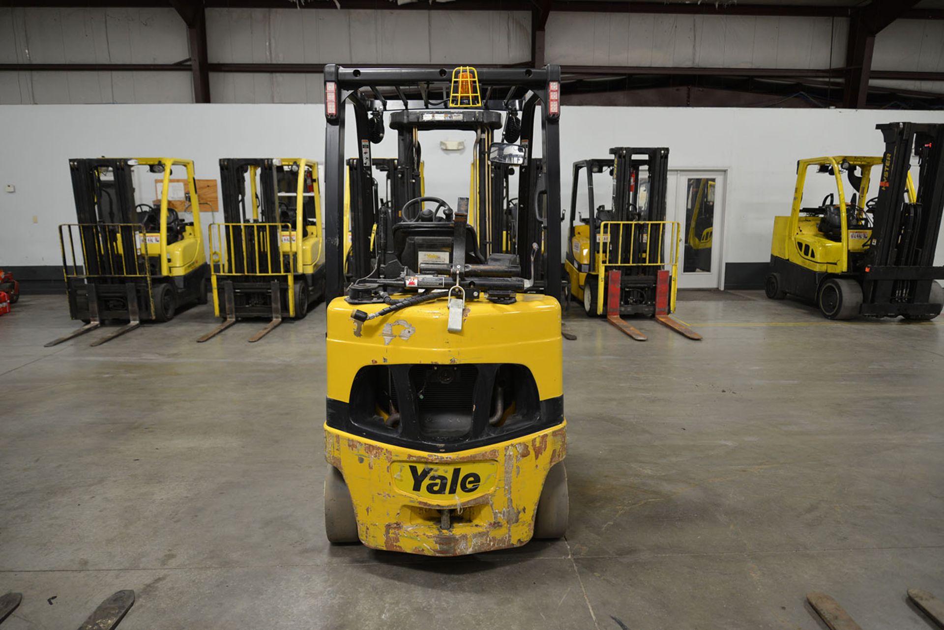 2008 YALE 5,000-lb. Capacity Forklift, Model GLC050VXNV, S/N A910V13917F, LPG, Solid Non-Marking - Image 4 of 6