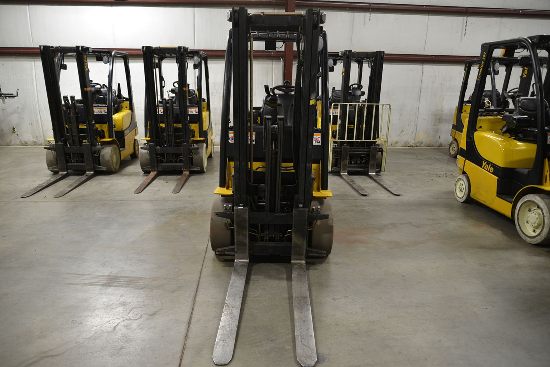 2008 YALE 5,000-lb. Capacity Forklift, Model GLC050VXNV, S/N A910V13921F, LPG, Solid Non-Marking - Image 3 of 6