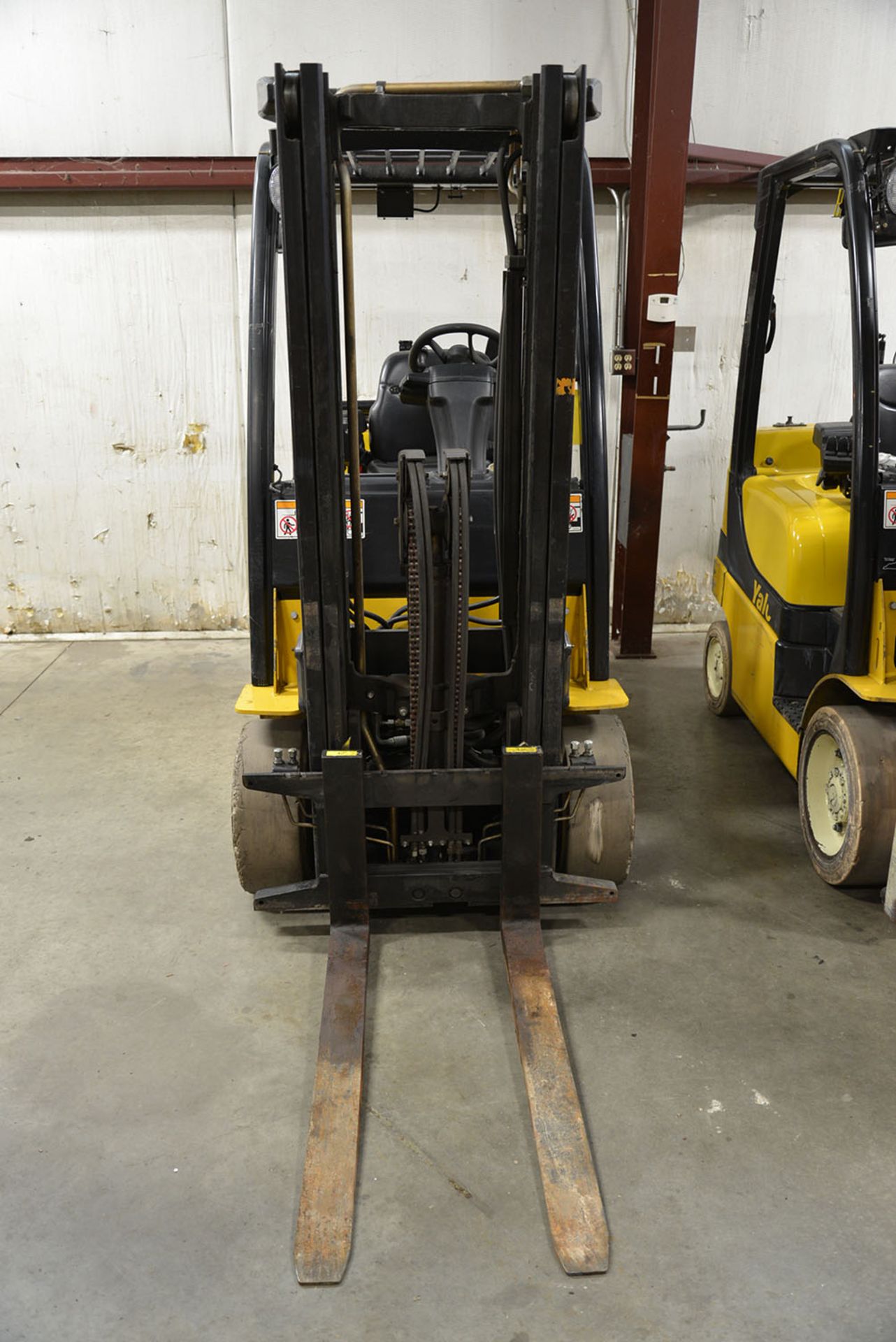2008 YALE 5,000-lb. Capacity Forklift, Model GLC050VXNV, S/N A910V13919F, LPG, Solid Non-Marking - Image 2 of 6