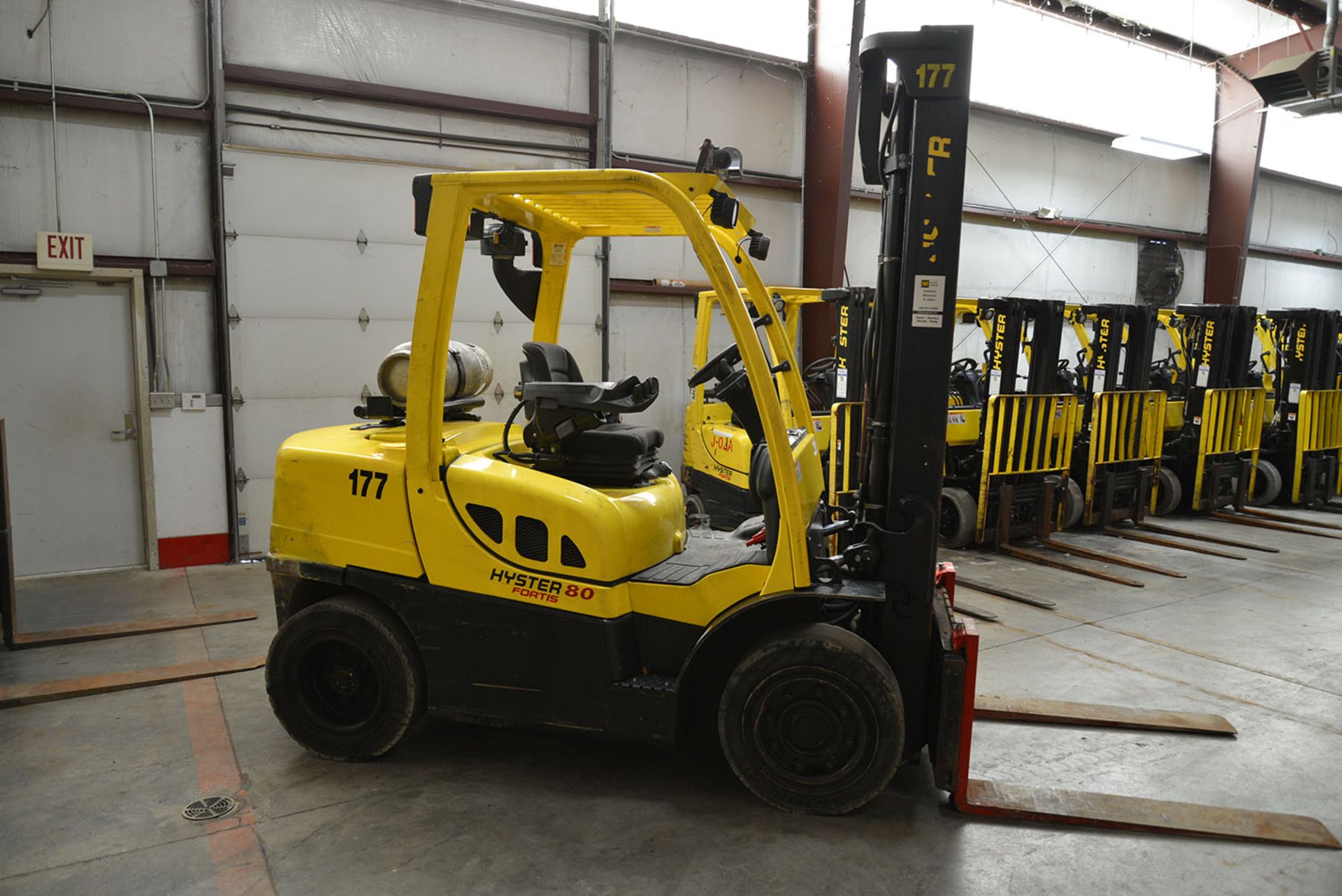 2011 HYSTER 8,000-lb. Capacity Forklift, Model H80FT, S/N P005V04414J, LPG, Monotrol, Pneumatic - Image 3 of 6